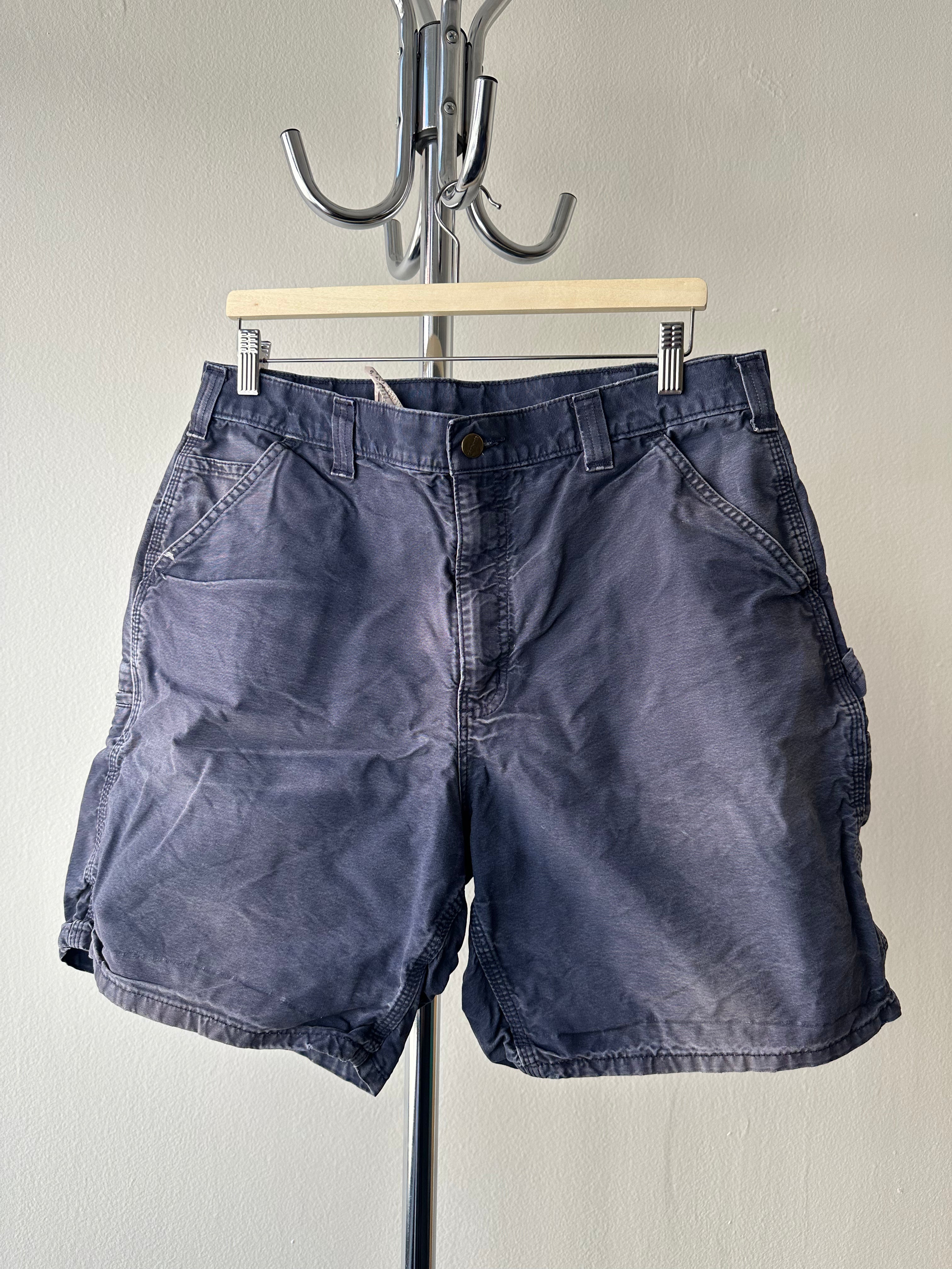 Vintage Carhartt Work Shorts "Faded Navy" – Size 36
