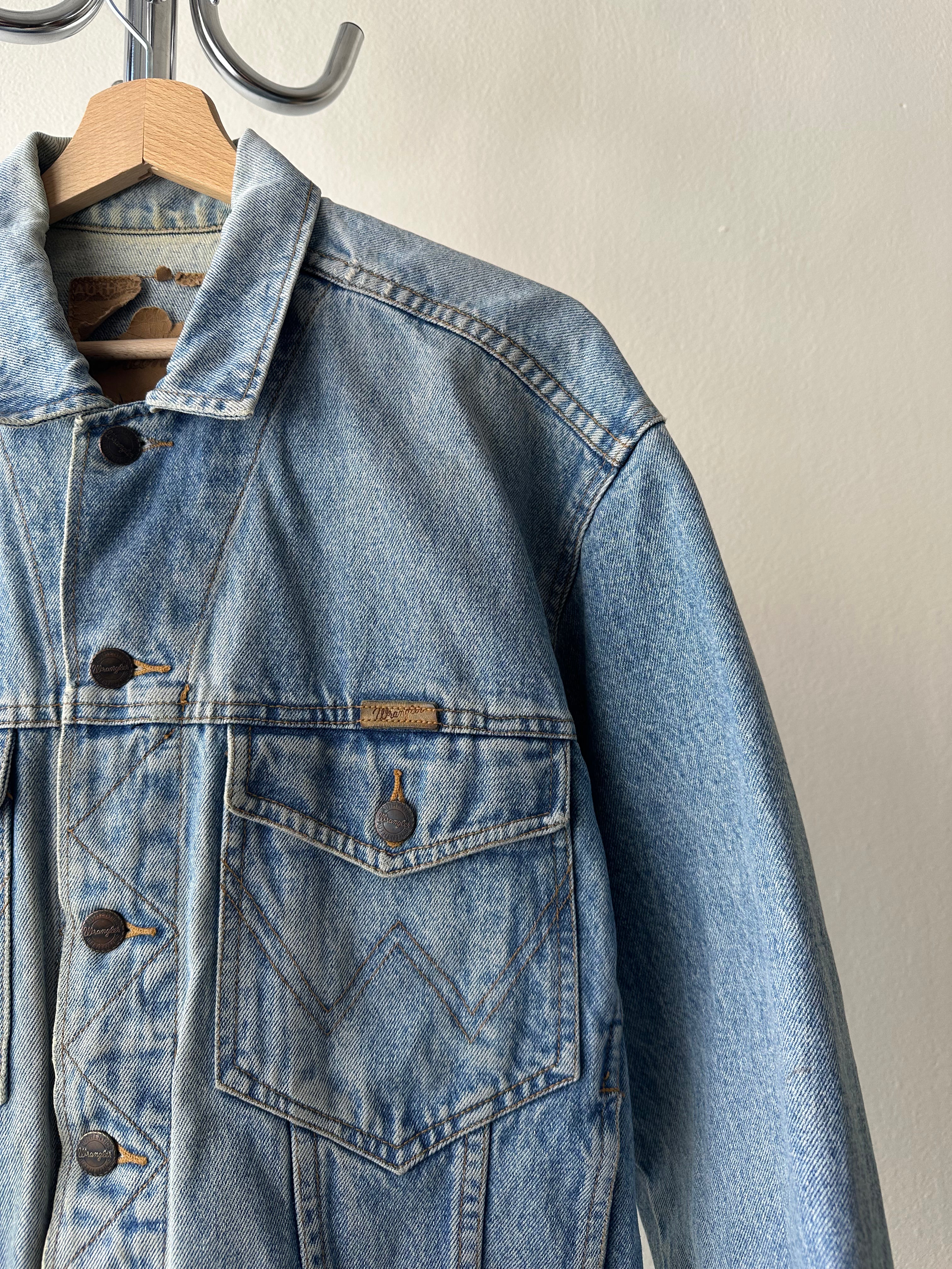 Vintage 1980s Wrangler Denim Jacket - size M