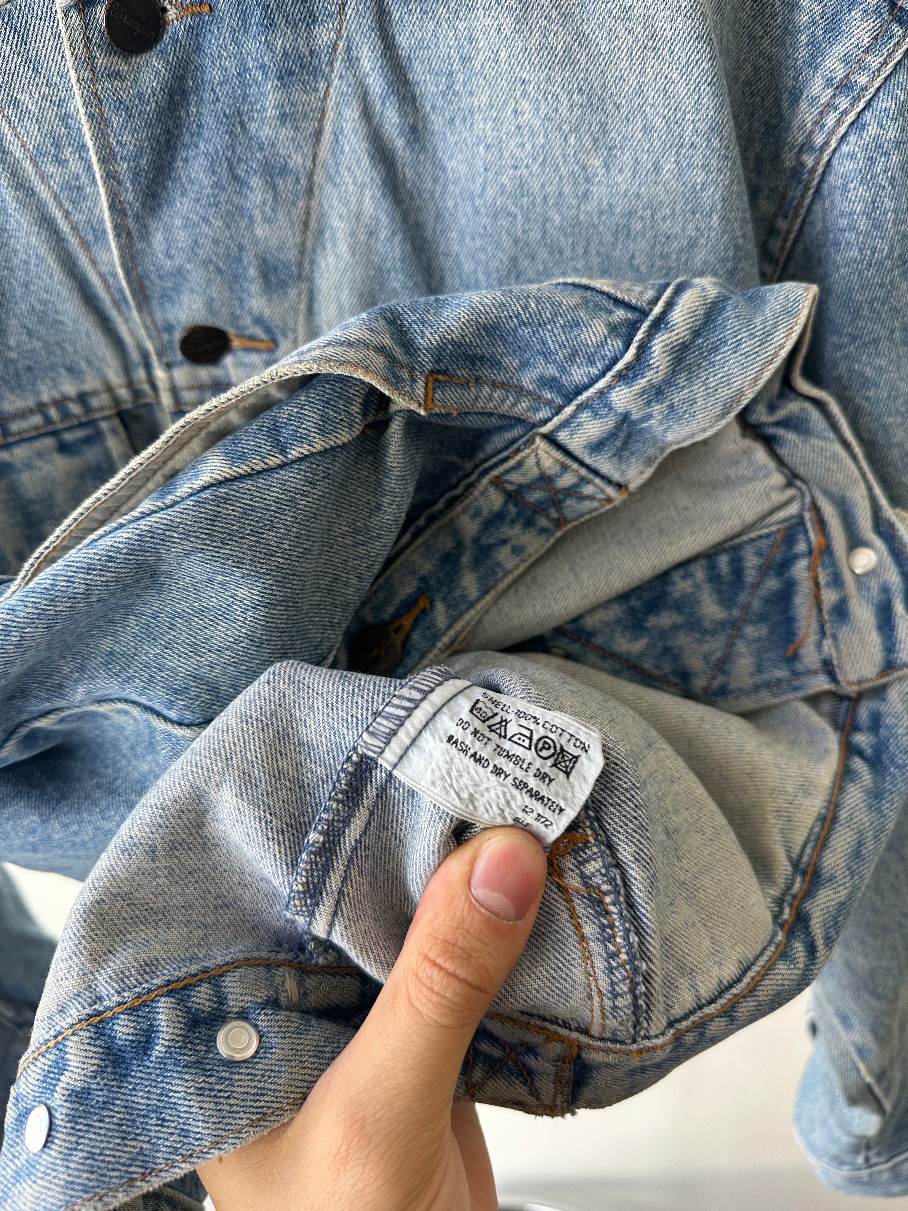 Vintage 1980s Wrangler Denim Jacket - size M