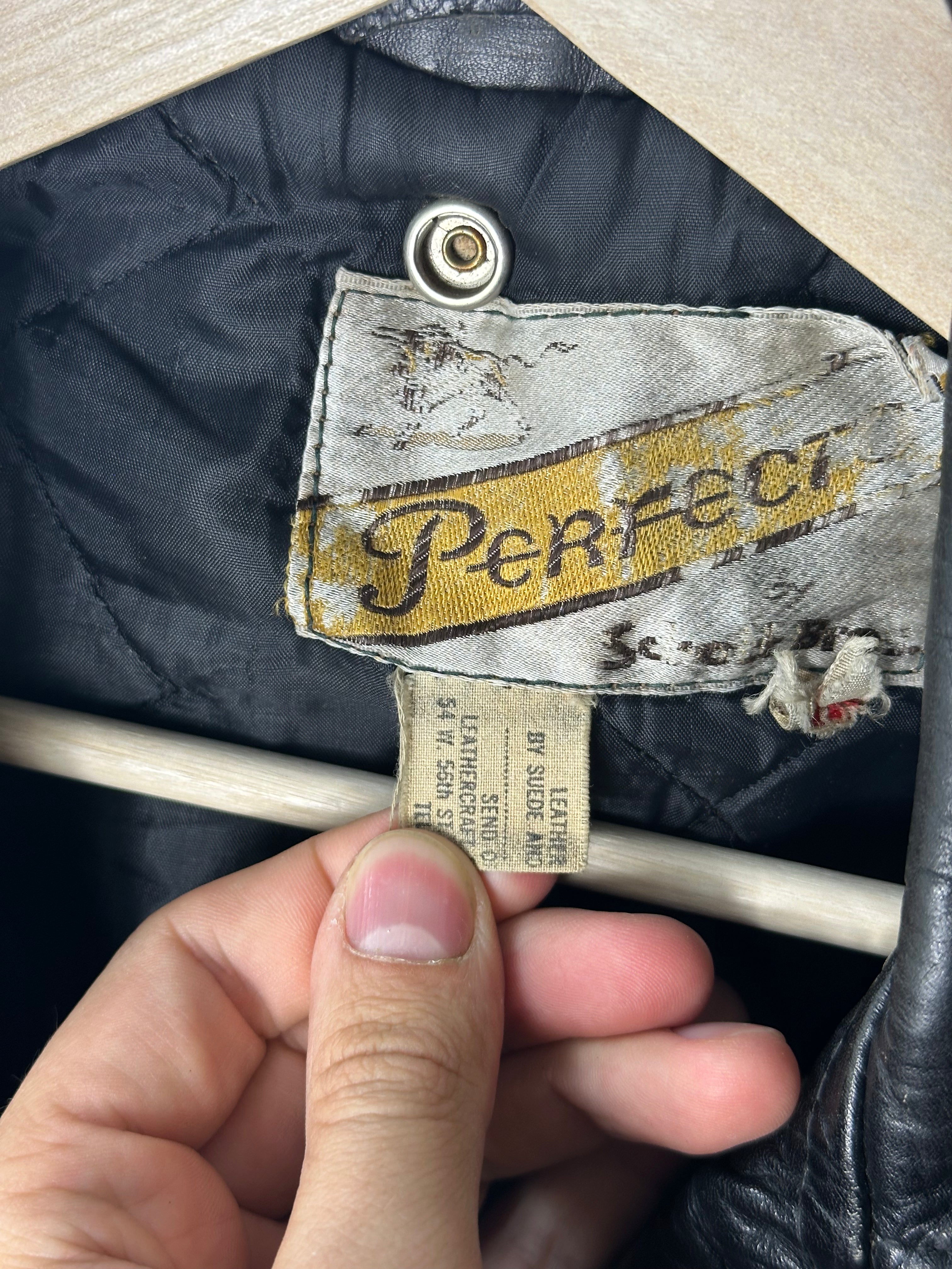 Vintage 1950s Schott "Perfecto" Leather Jacket - size M
