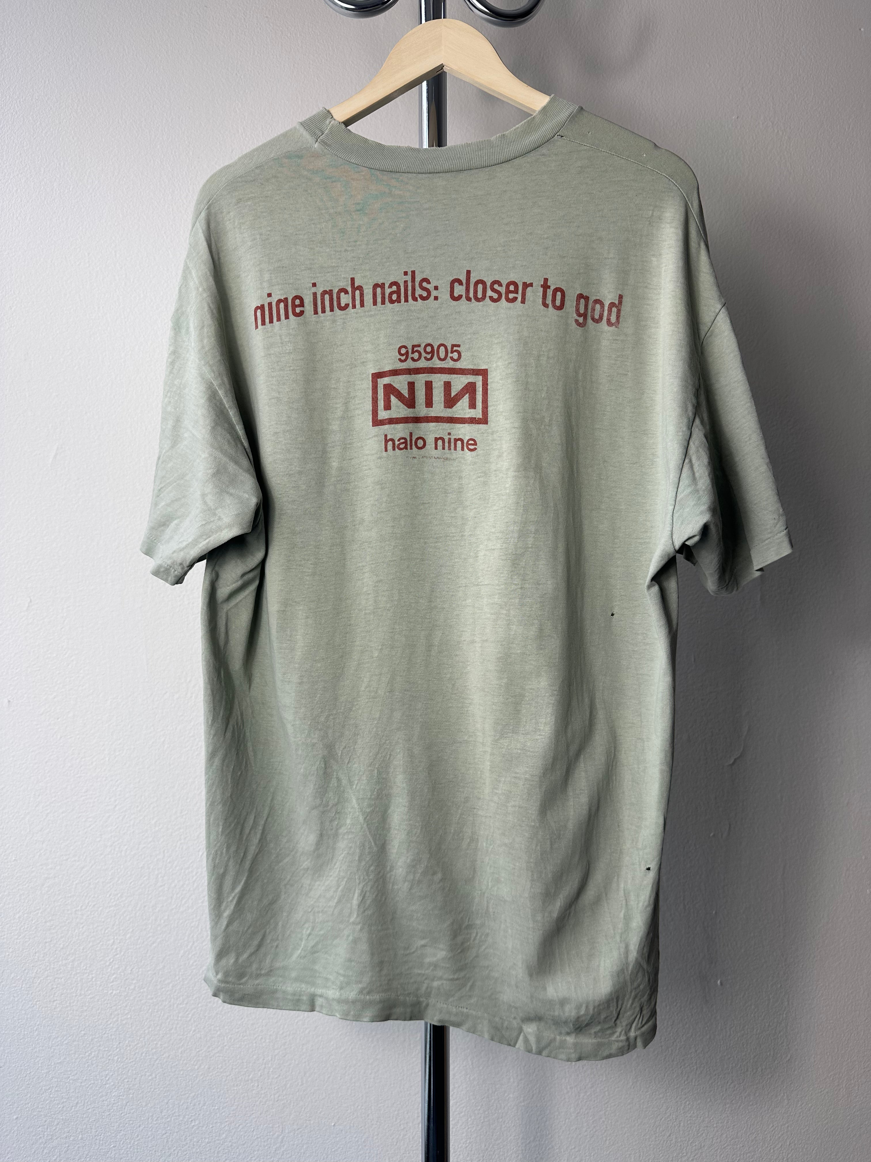 Vintage 1994 Nine Inch Nails “Closer to God” T-shirt - size L/XL