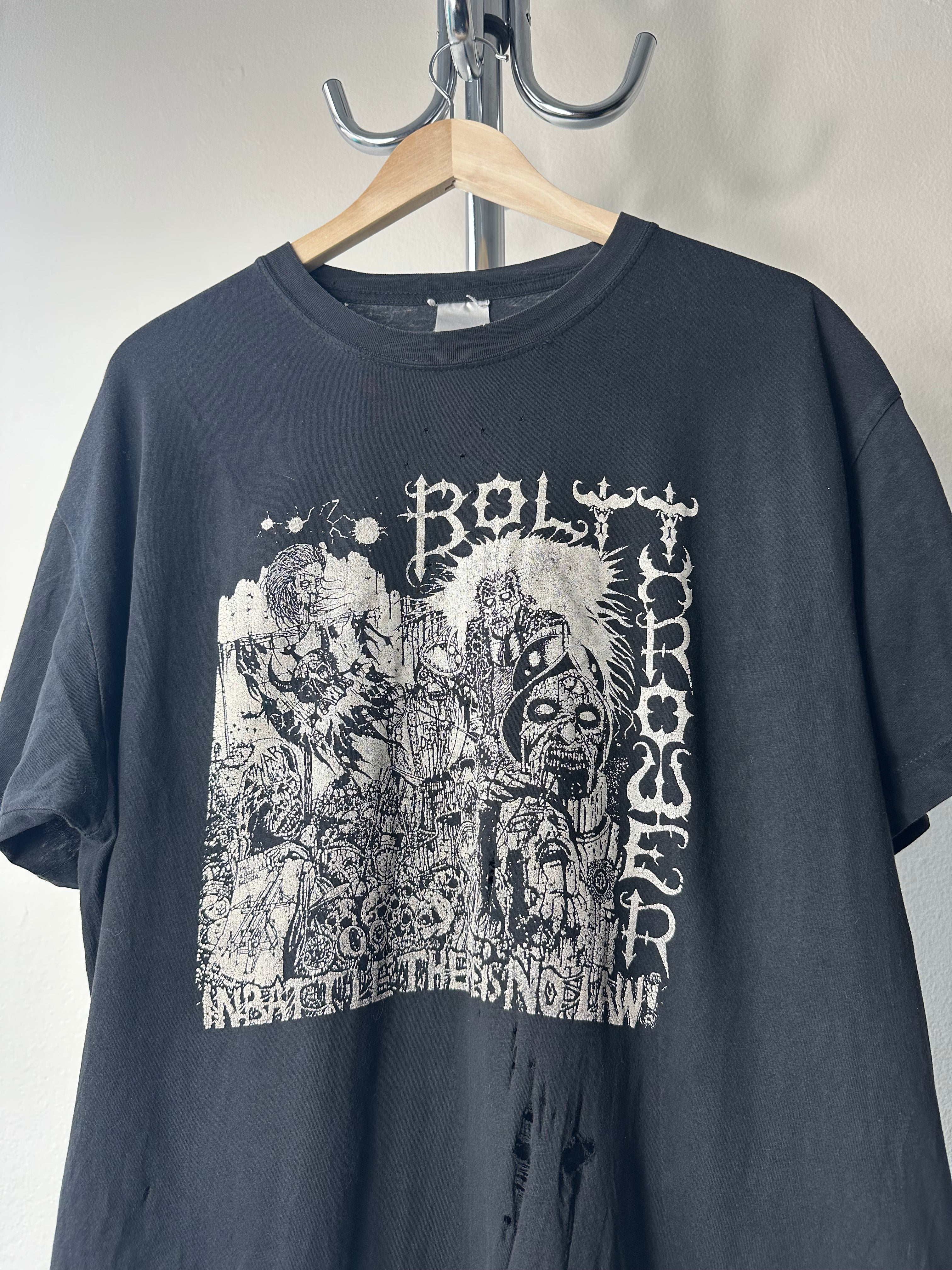 Vintage 1990s Bolt Thrower "In Battle There Is No Law" T-shirt - size XL