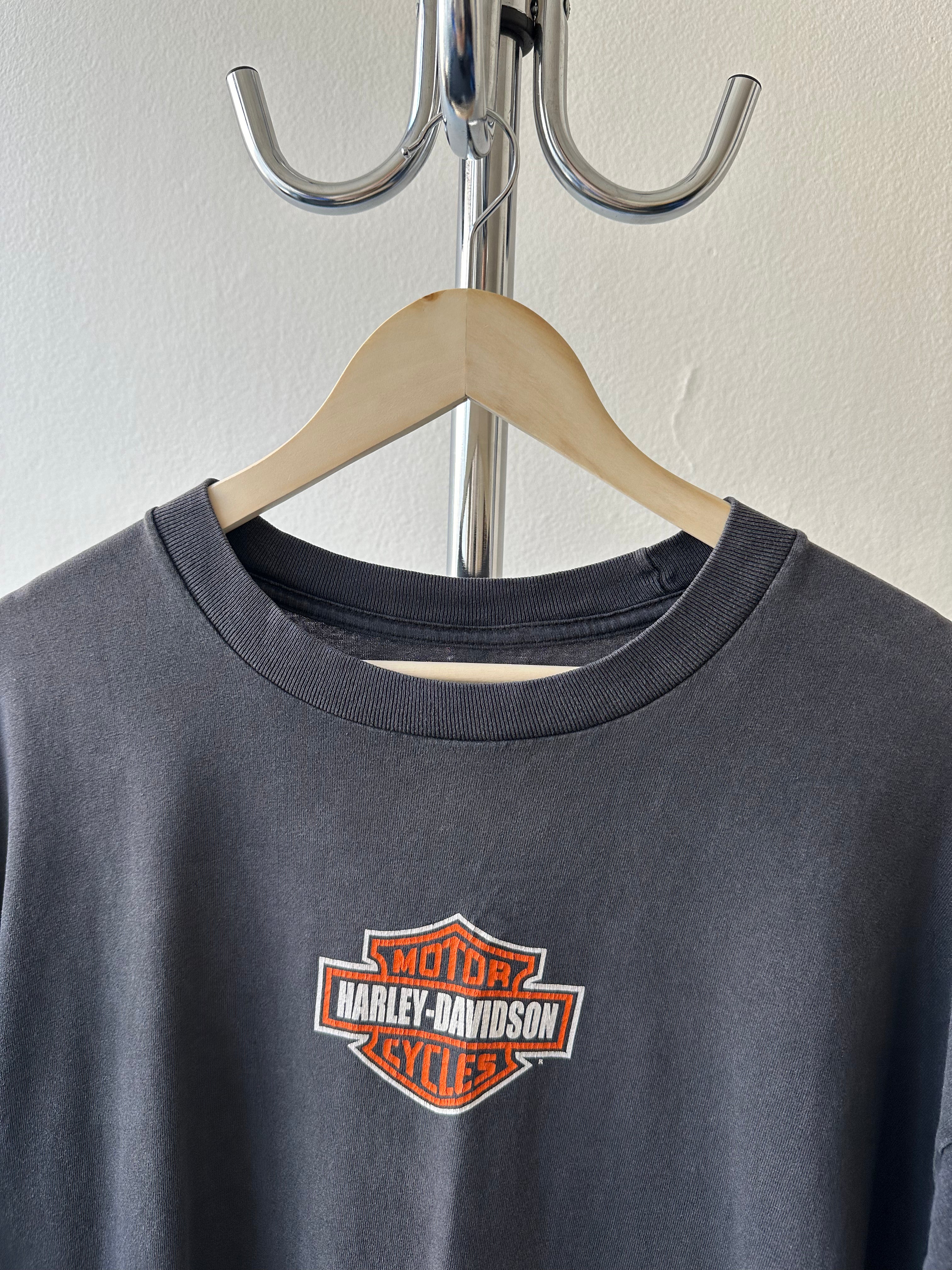 Harley Davidson 1990s Faded Logo T-shirt - size XL