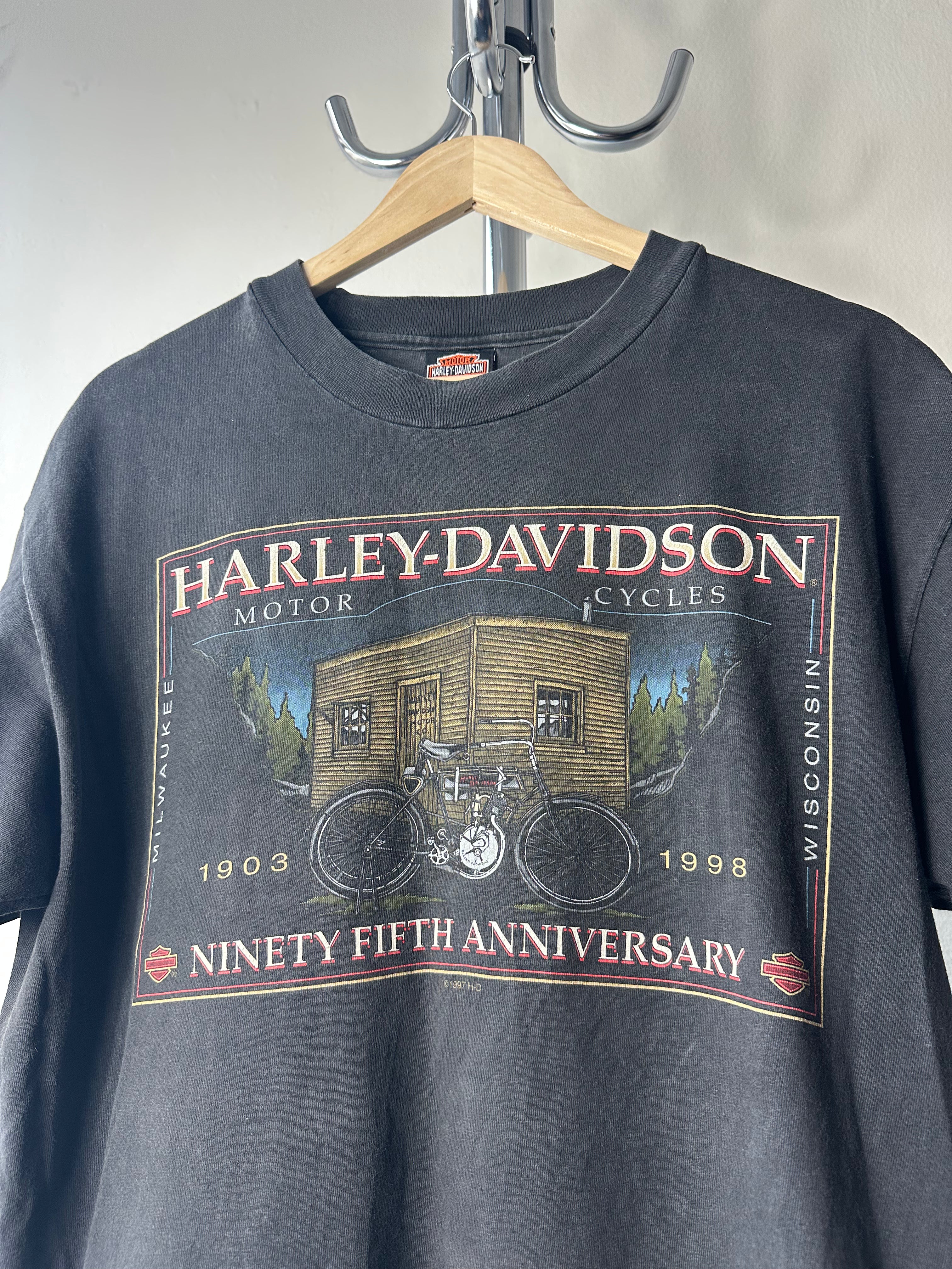 Vintage 1998 Harley-Davidson 95th Anniversary T-shirt - size L