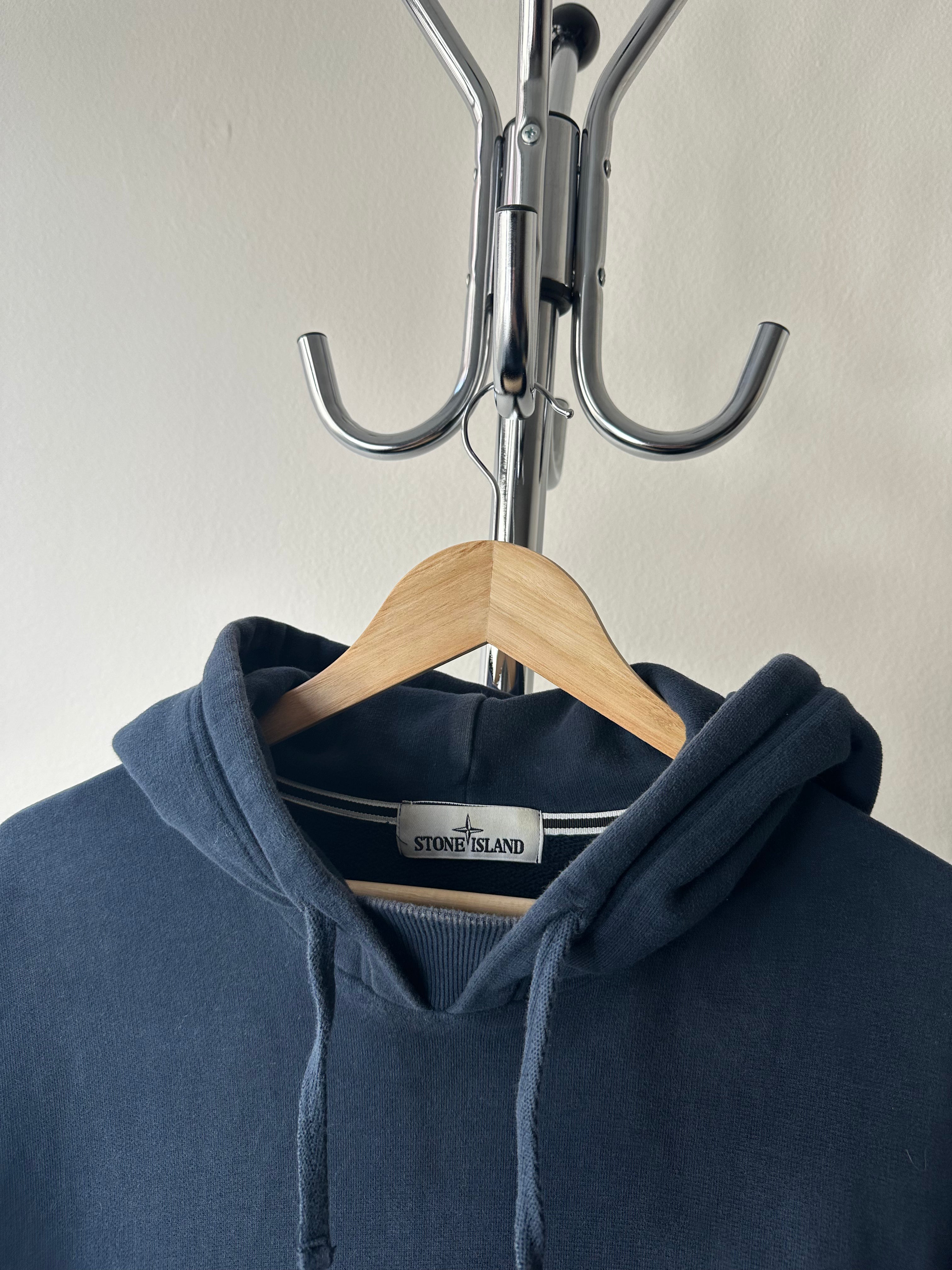 Stone Island Navy Hooded Sweatshirt - size XL
