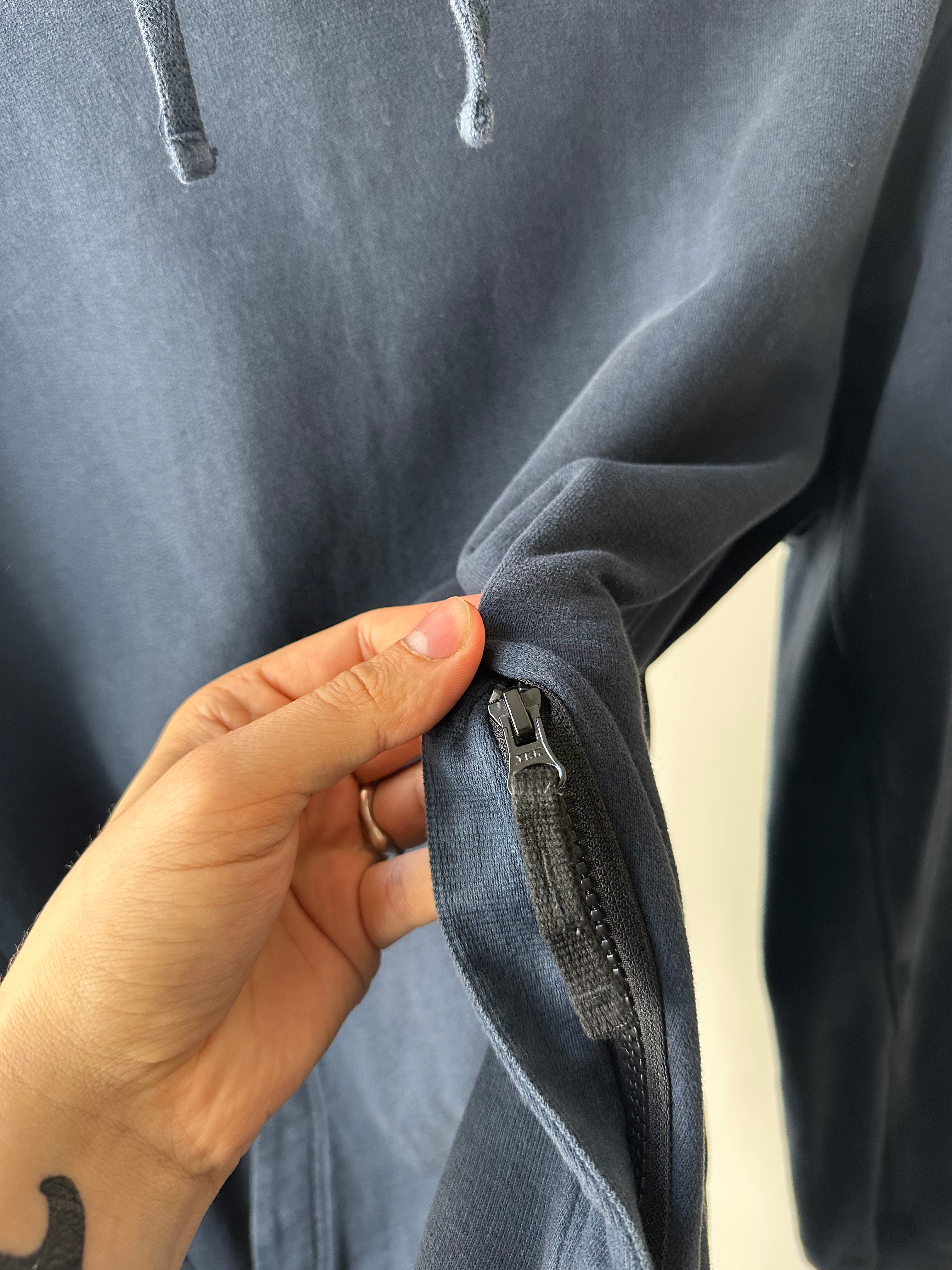 Stone Island Navy Hooded Sweatshirt - size XL