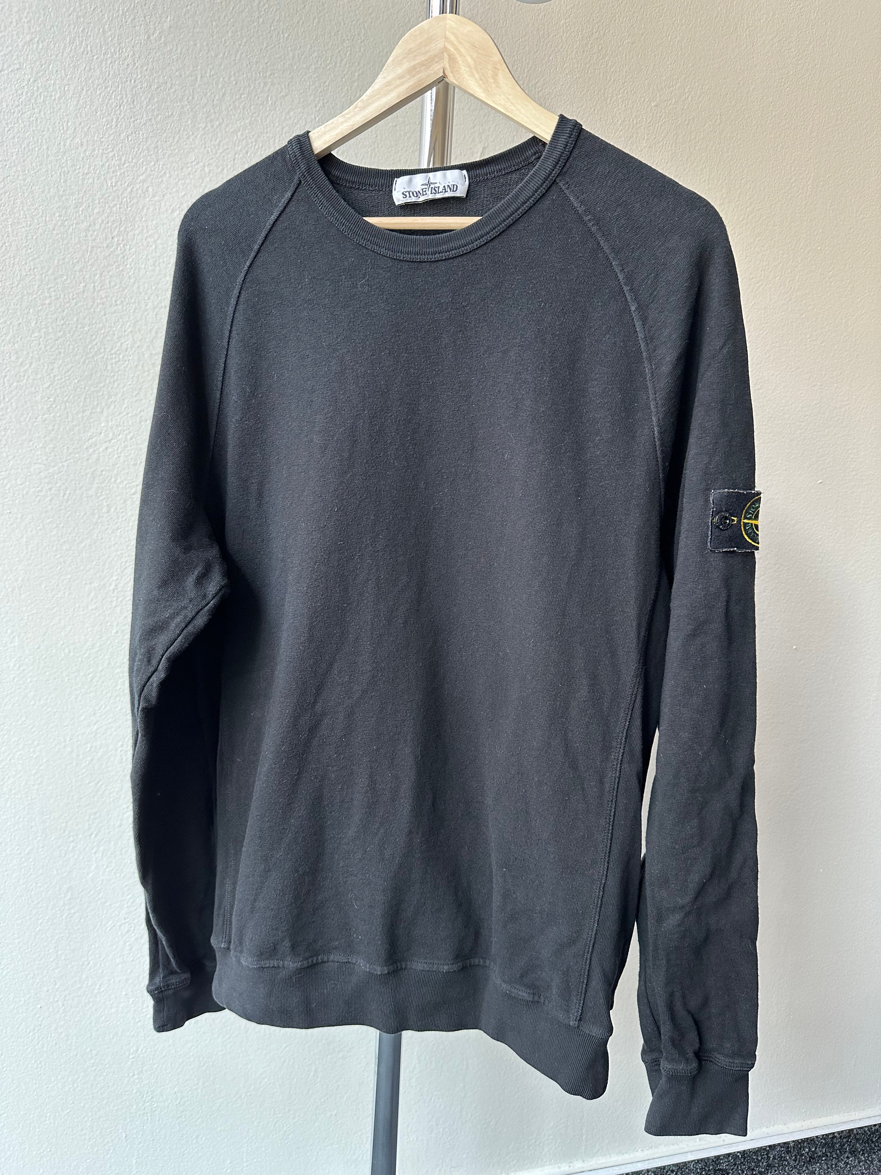 Stone Island SS20 Black Crewneck - size L