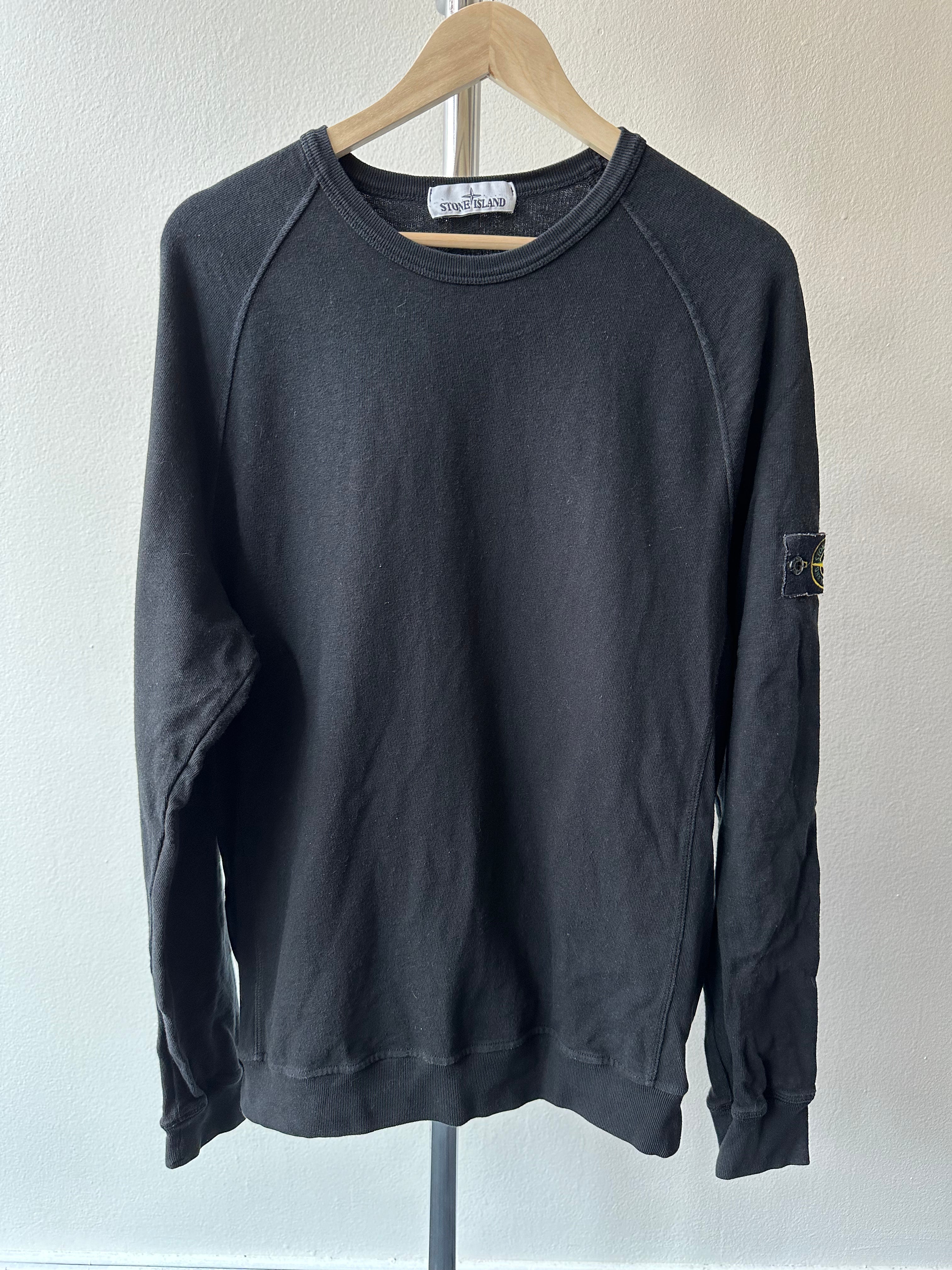 Stone Island SS20 Black Crewneck - size L