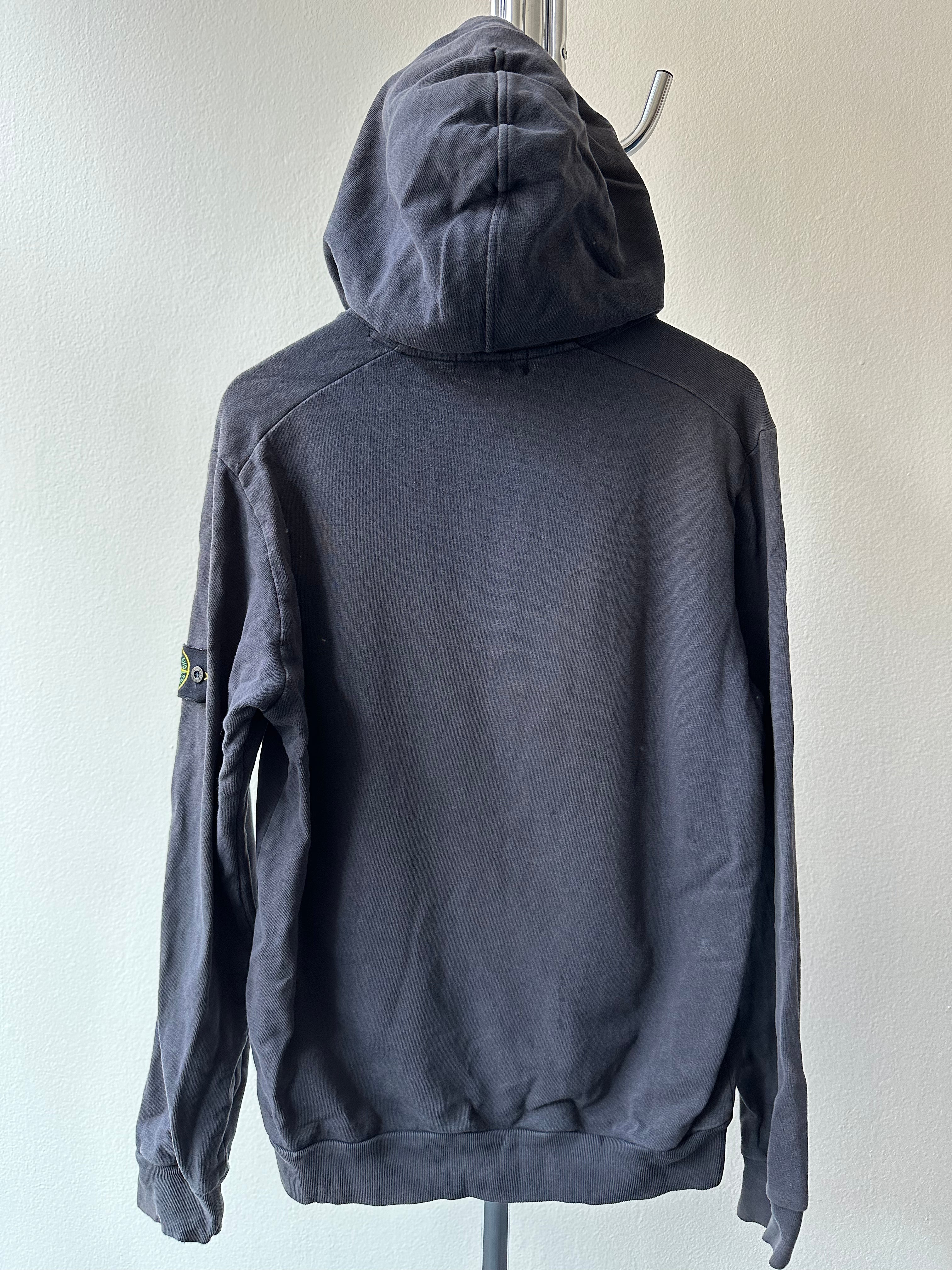 Stone Island AW16 Faded Navy Hoodie - size L