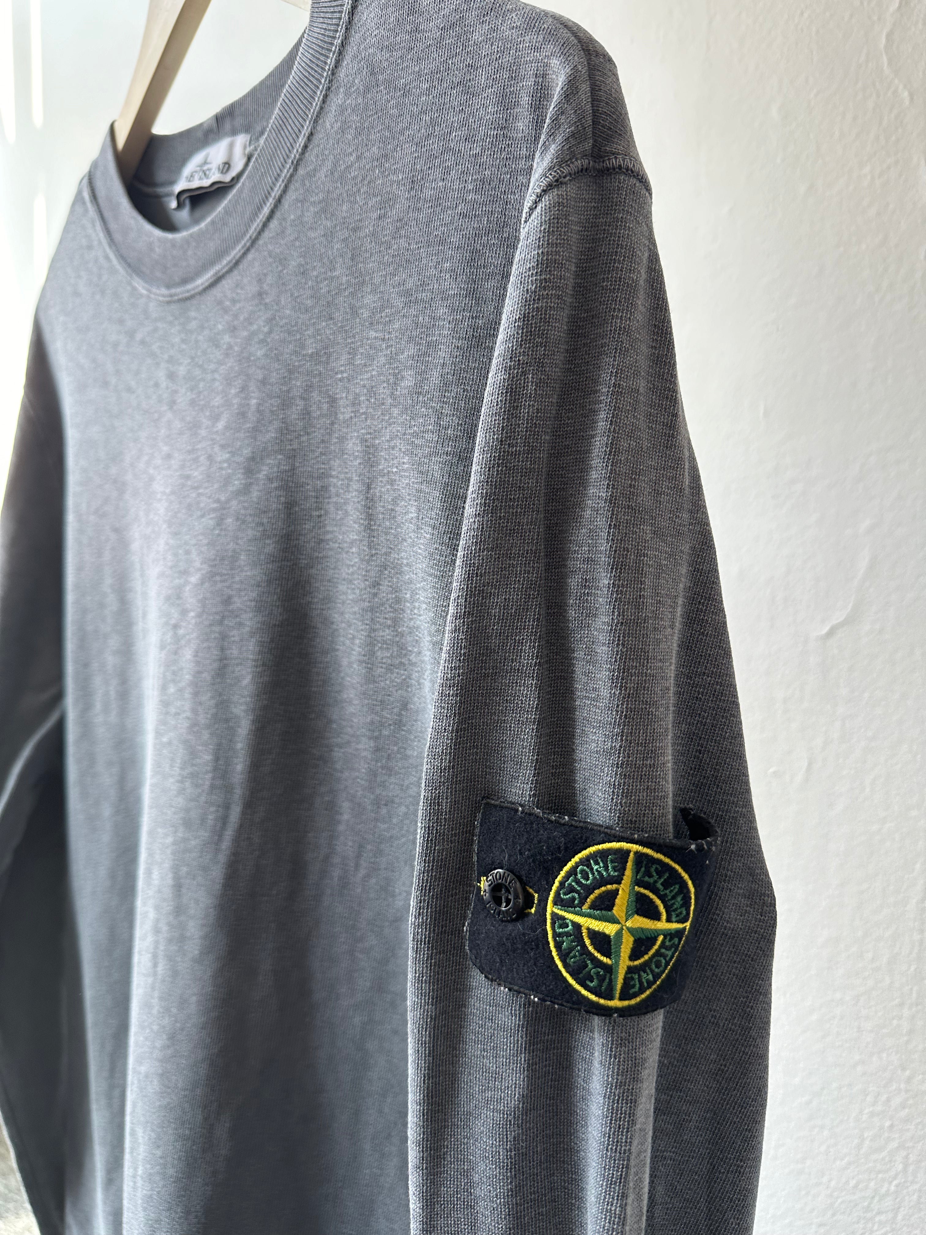 Stone Island SS19 Wolf Grey Crewneck - size M