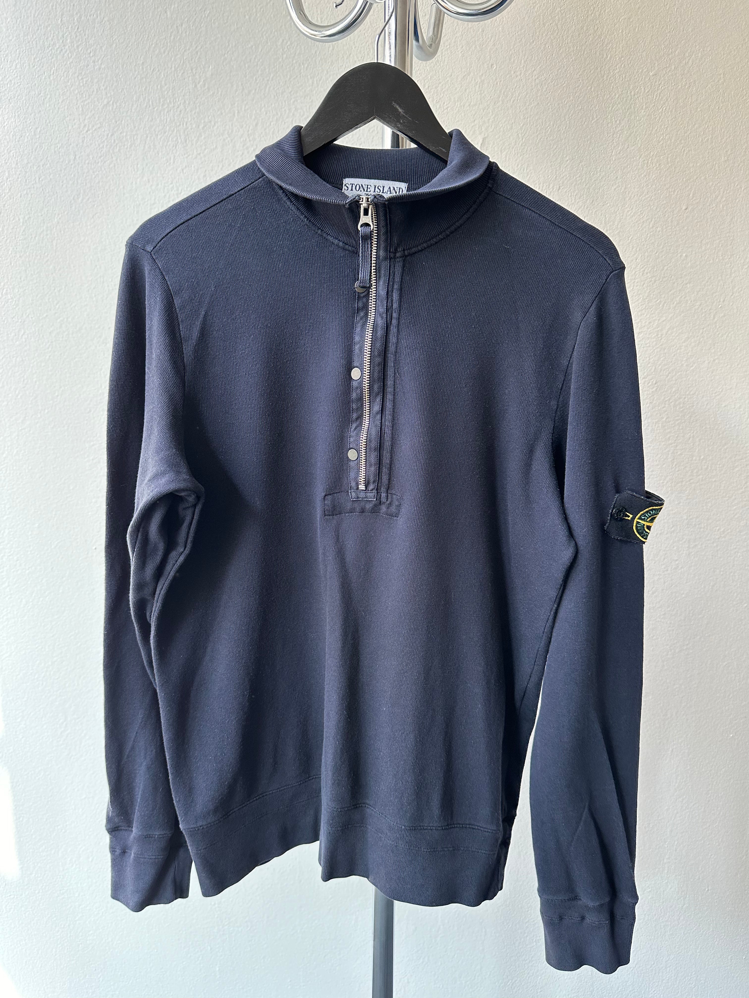 Stone Island 1990s Zip-Up Sweatshirt - size M