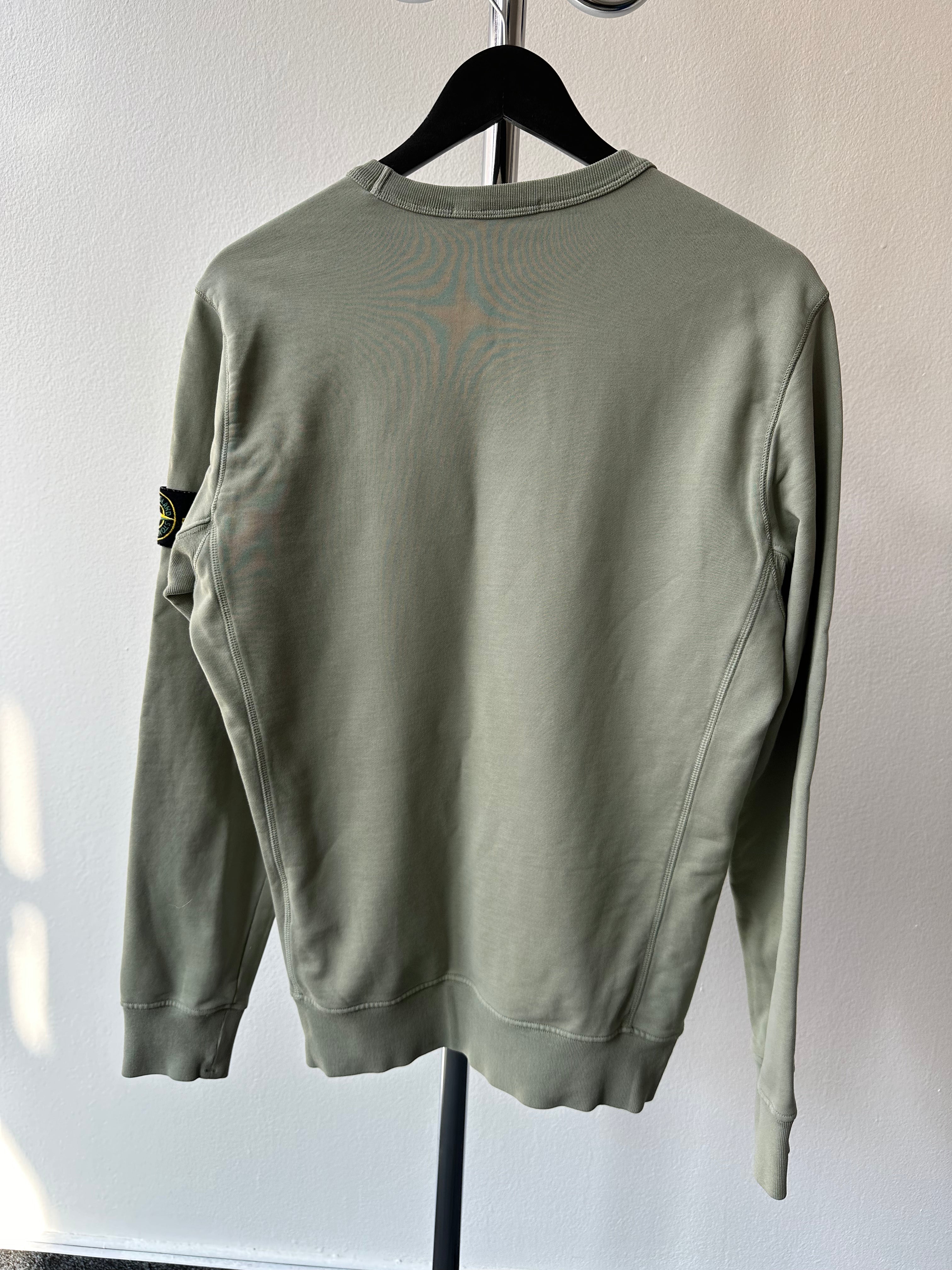 Stone Island Light Green Crewneck - size M