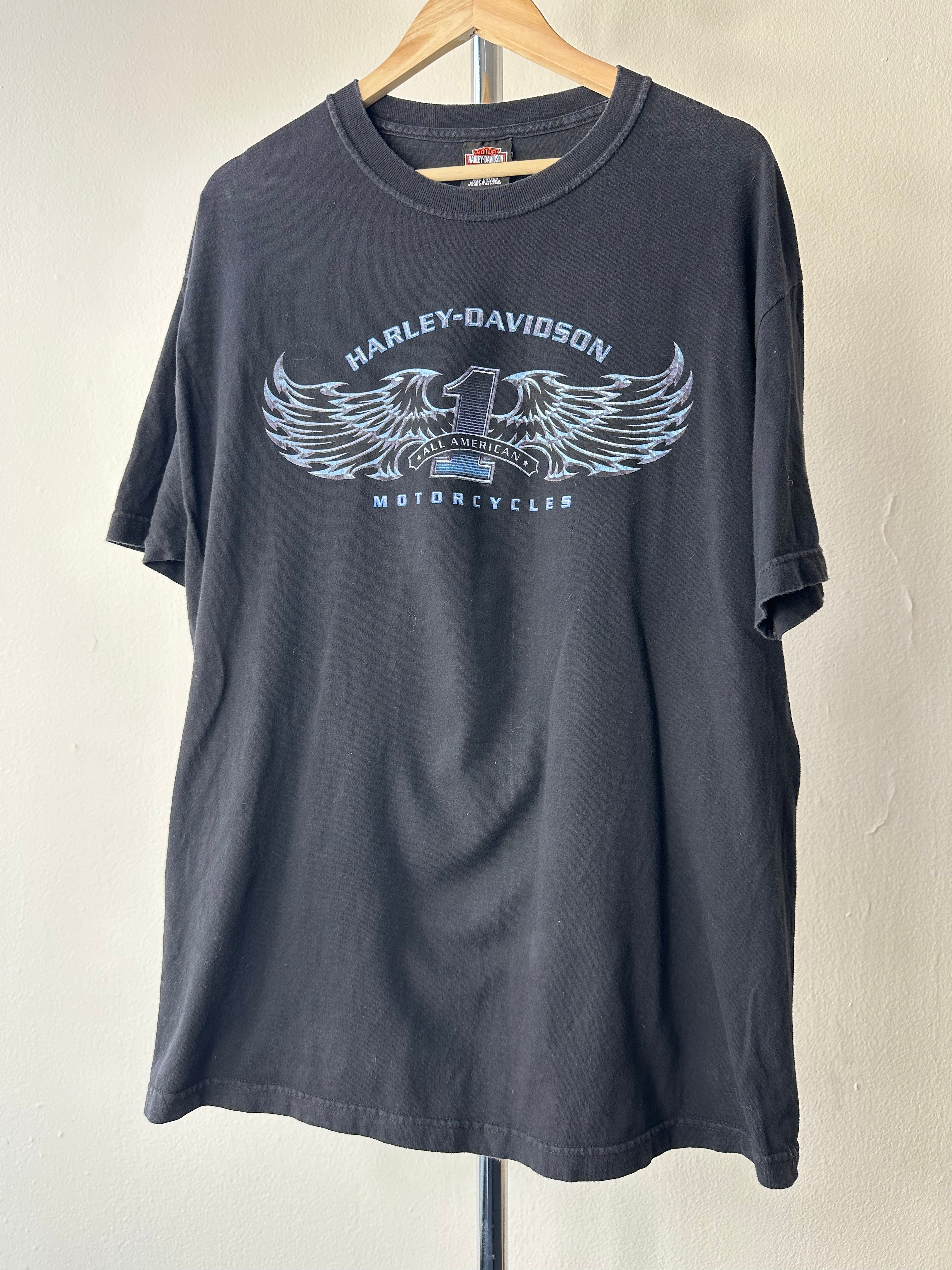 Vintage Harley Davidson "All American #1" T-shirt - size XL