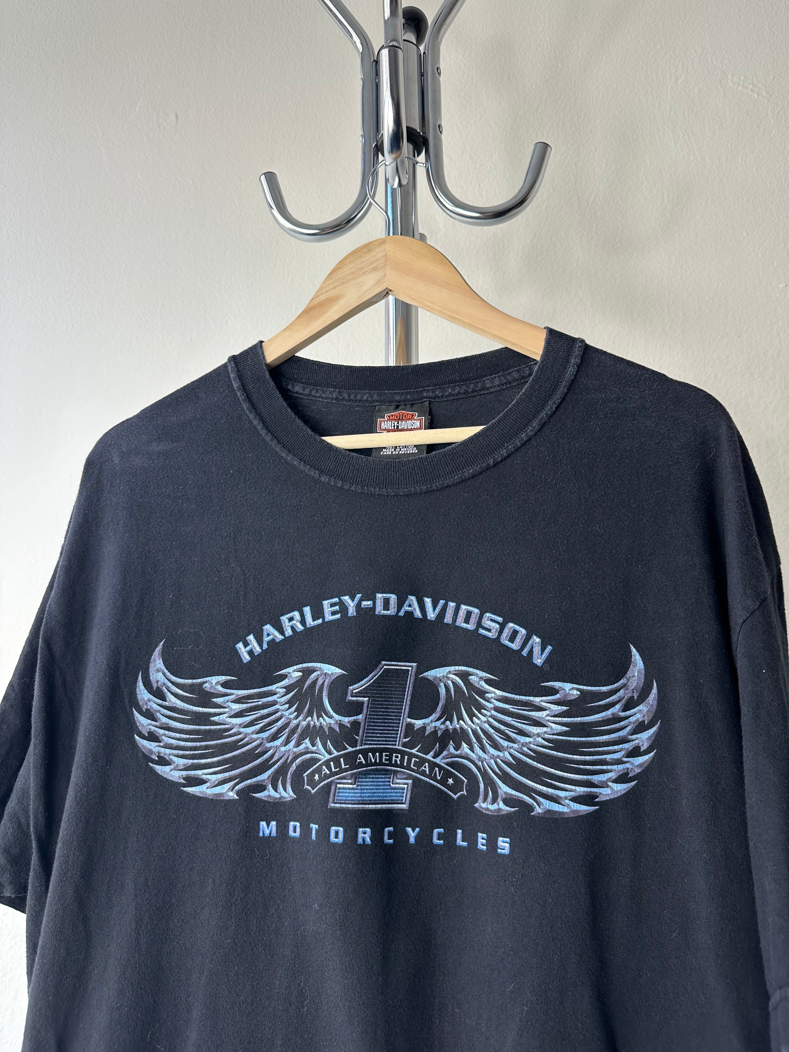 Vintage Harley Davidson "All American #1" T-shirt - size XL