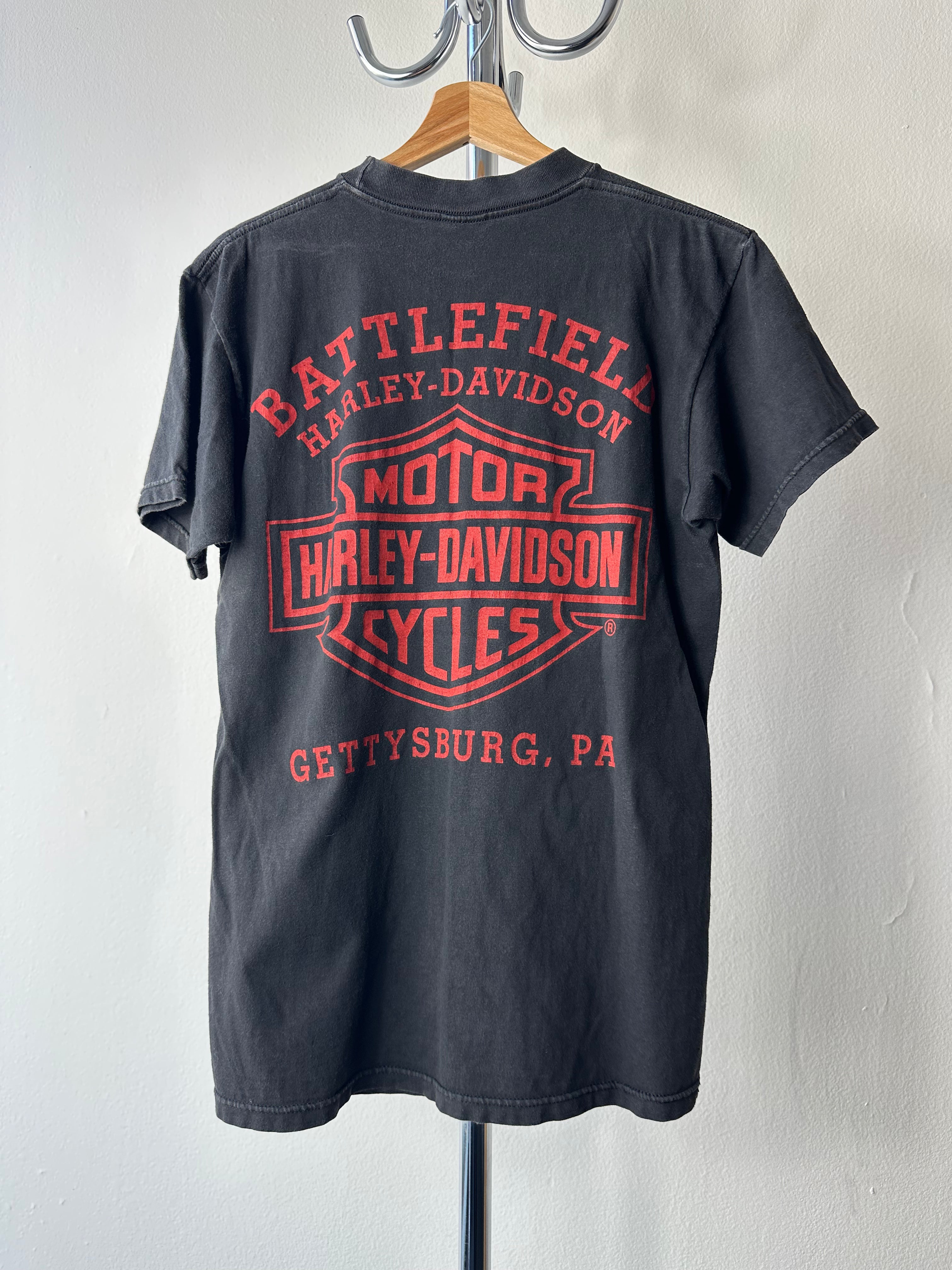 Vintage Harley Davidson "Gettysburg, PA" T-shirt - size M