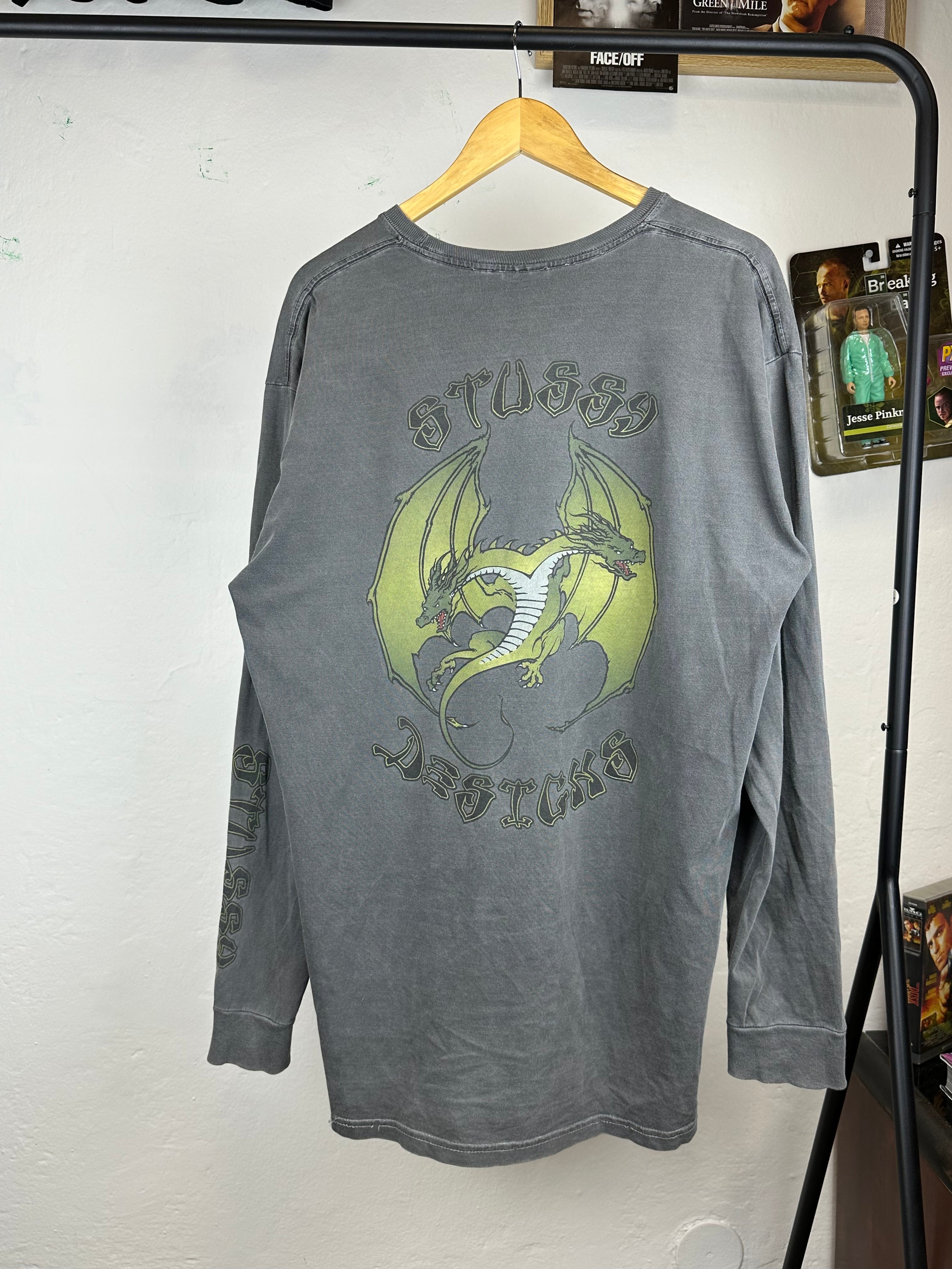 Vintage Stüssy Dragon T-shirt - size XL