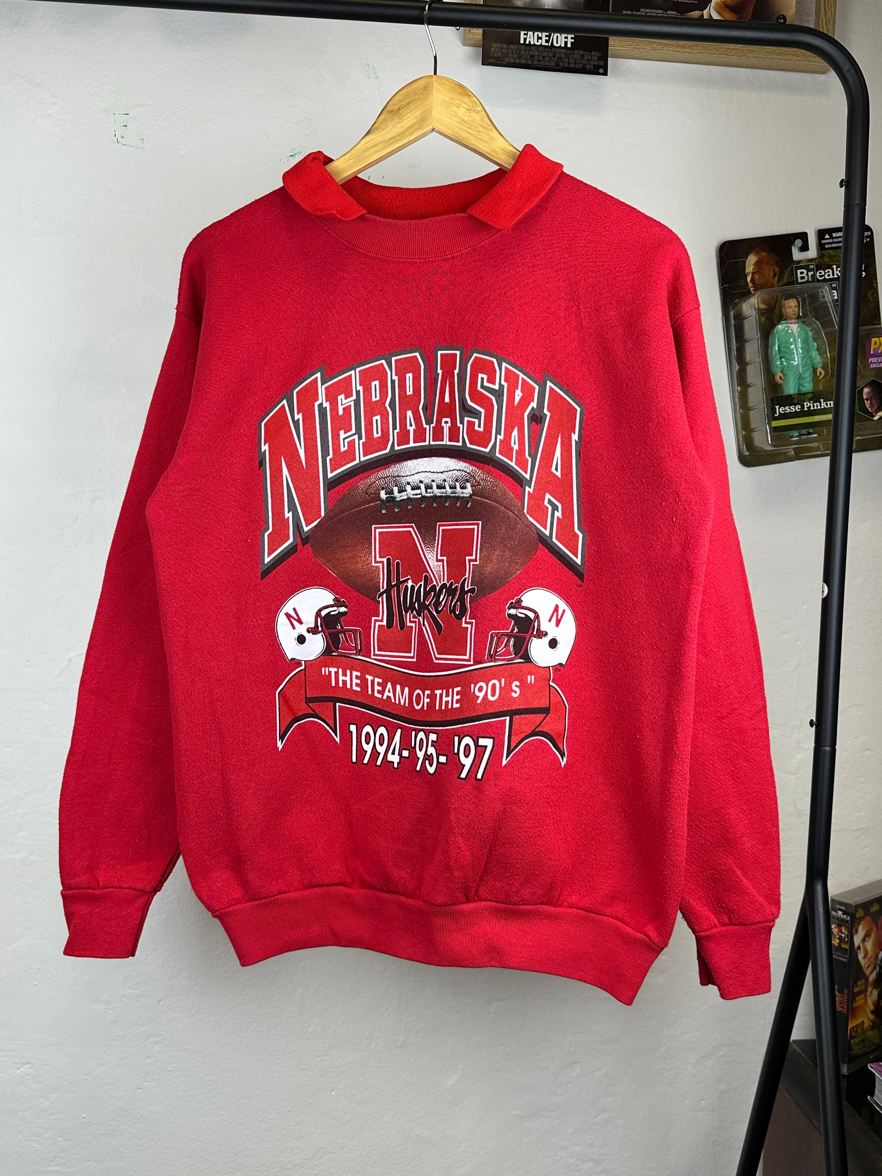 Vintage Nebraska Huskers 90s crewneck - size M
