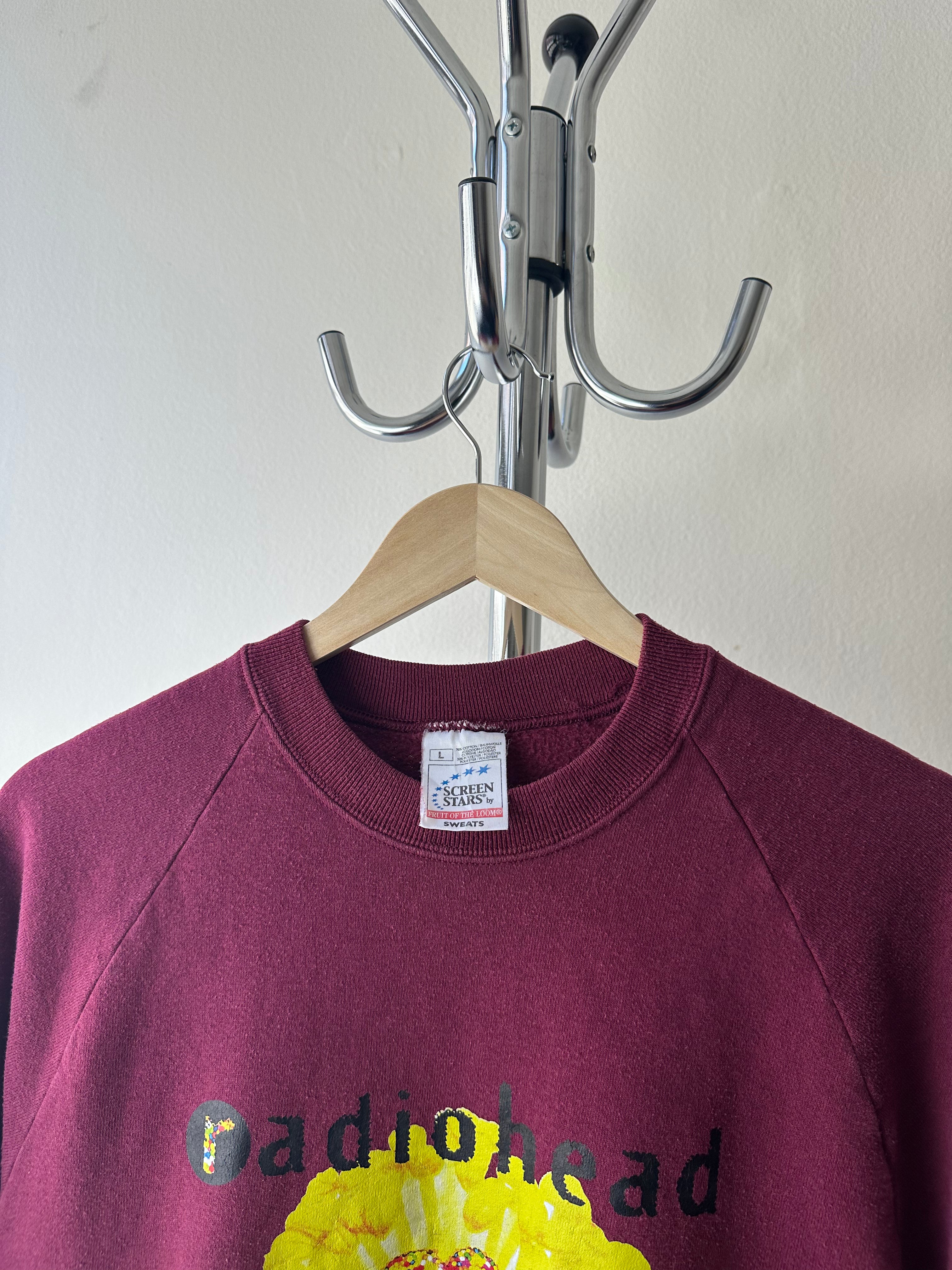 Vintage 1990s Radiohead "Pablo Honey" Crewneck - size L
