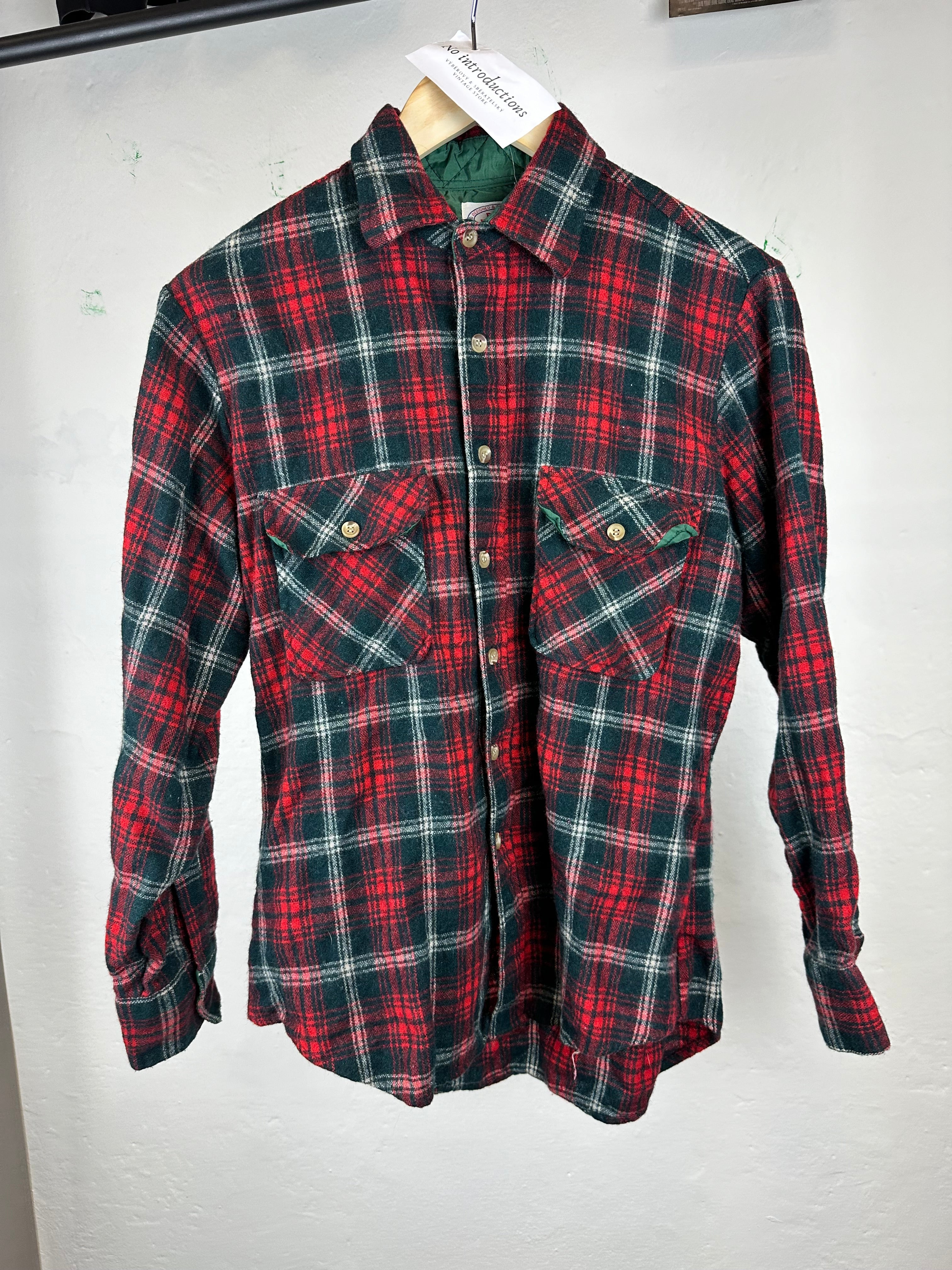 Vintage 80s Flannel Shirt - size M