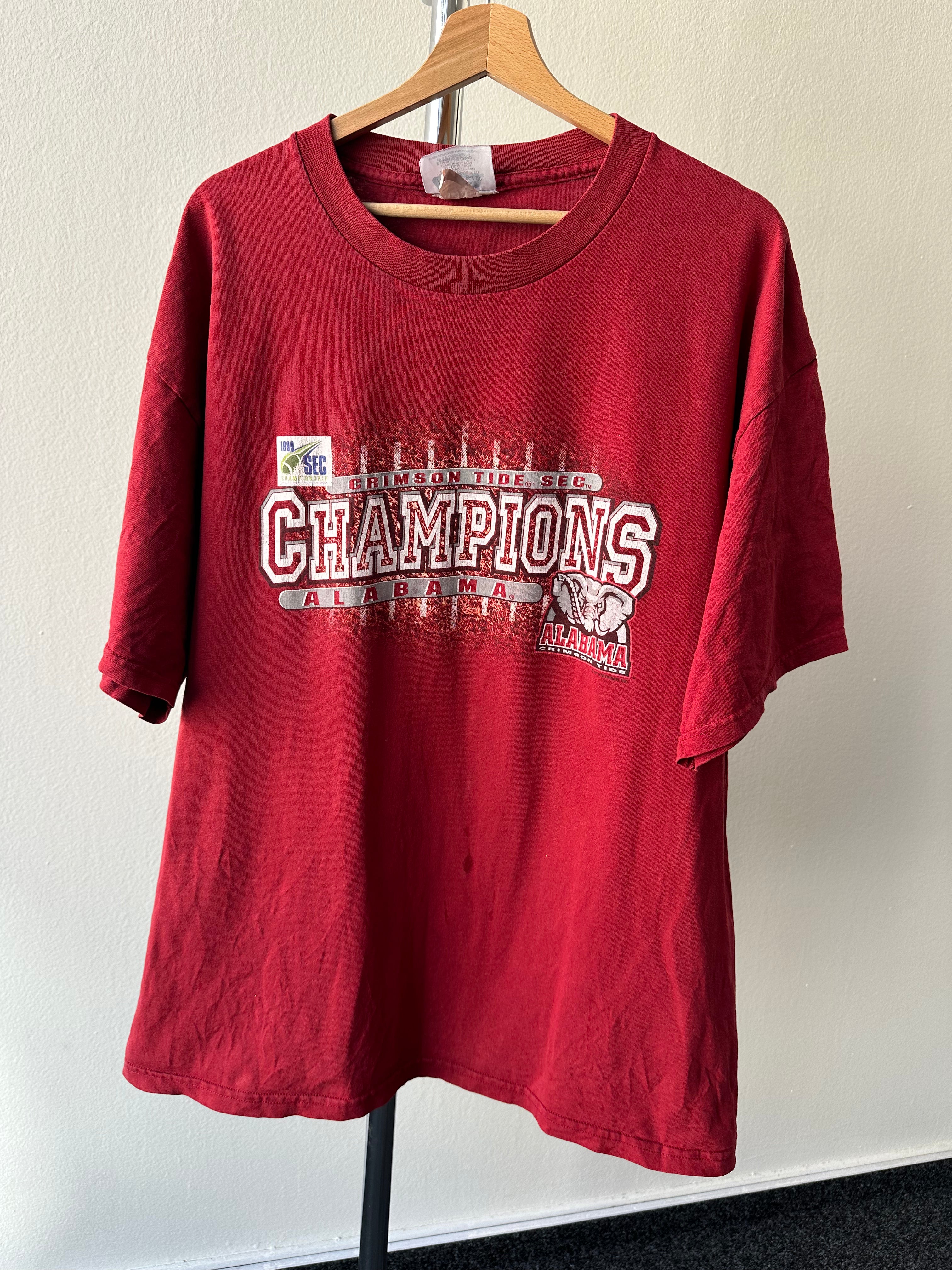 1990s Crimston Tide Alabama “Champions” T-shirt - size XL