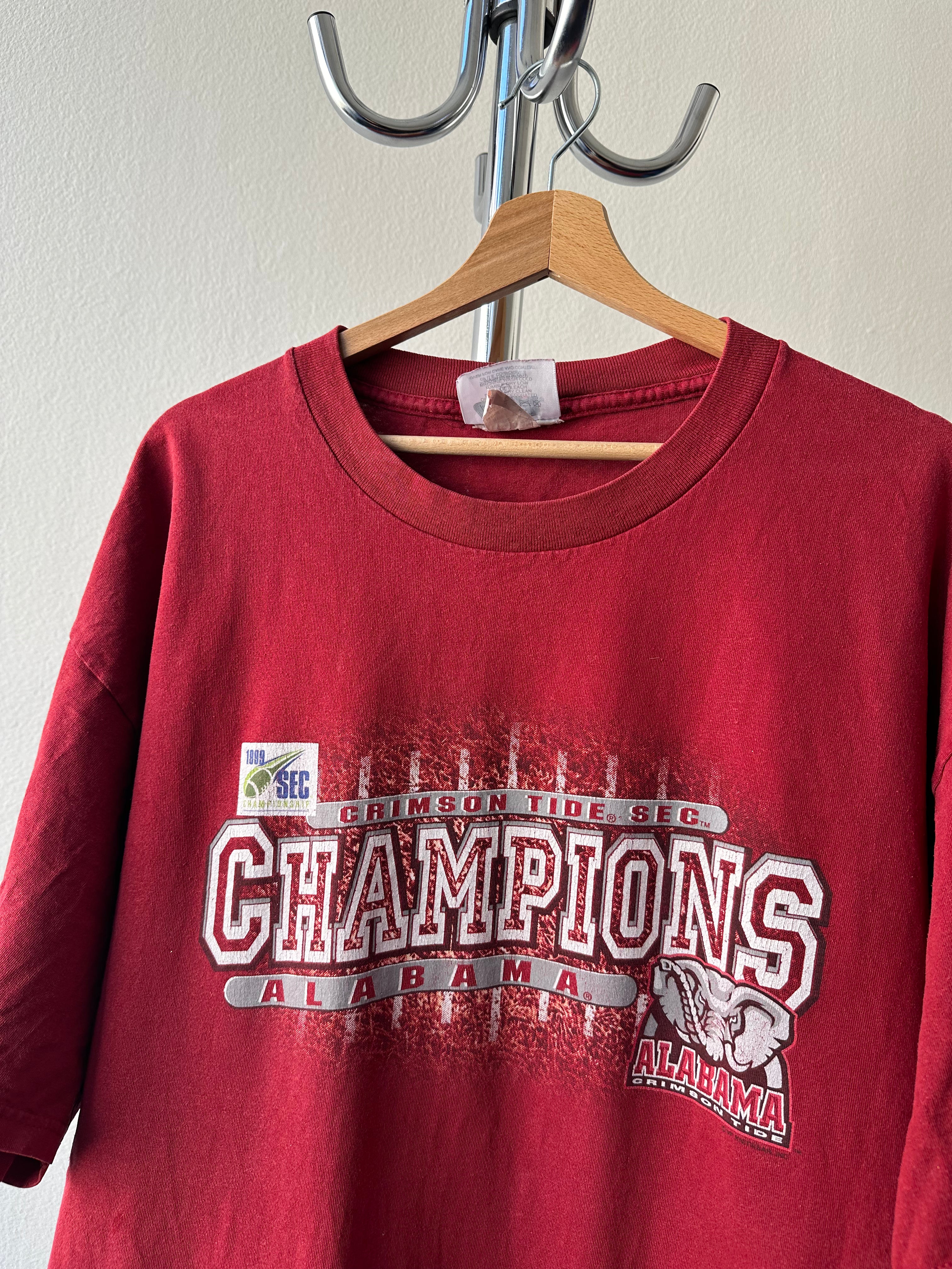 1990s Crimston Tide Alabama “Champions” T-shirt - size XL