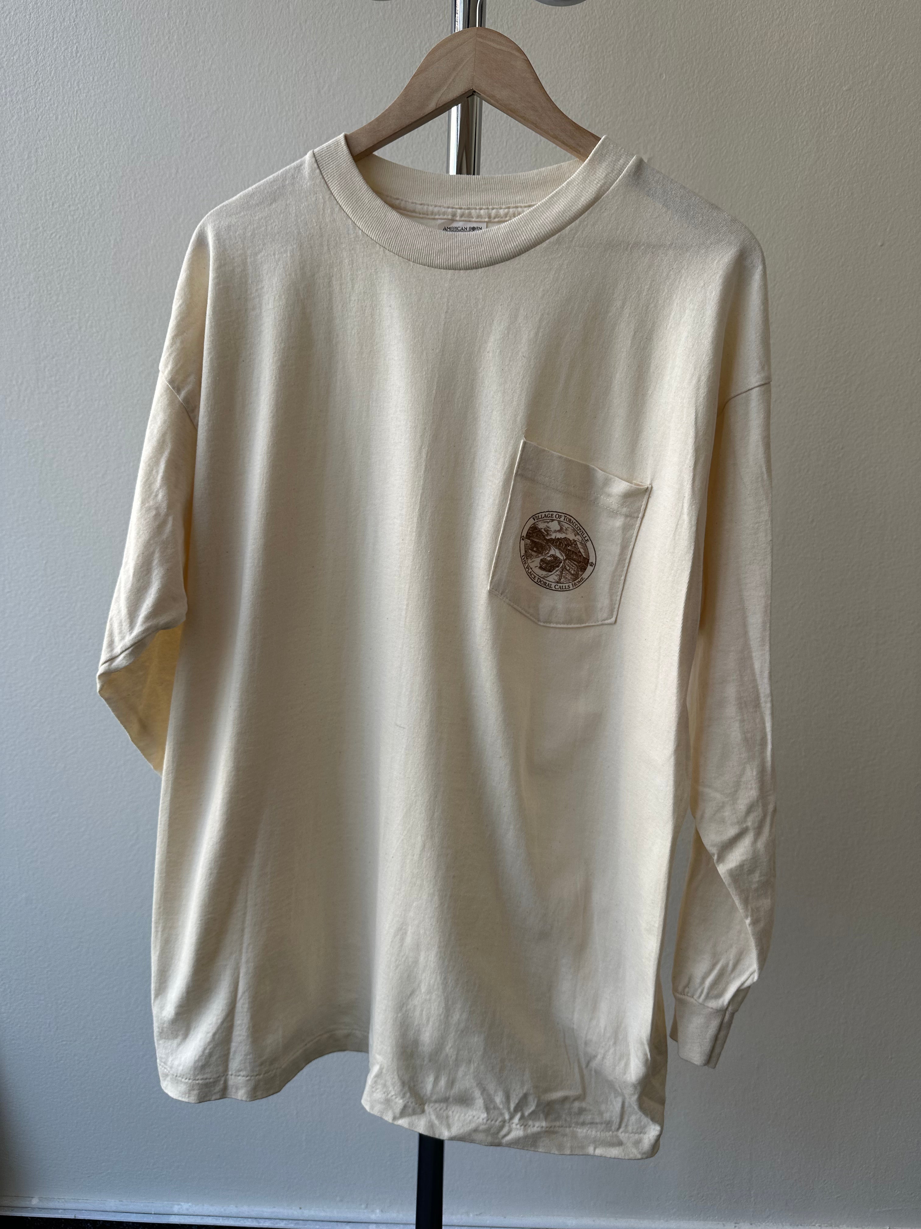 1990s “Village of Tobaccoville” Pocket T-shirt - size XL