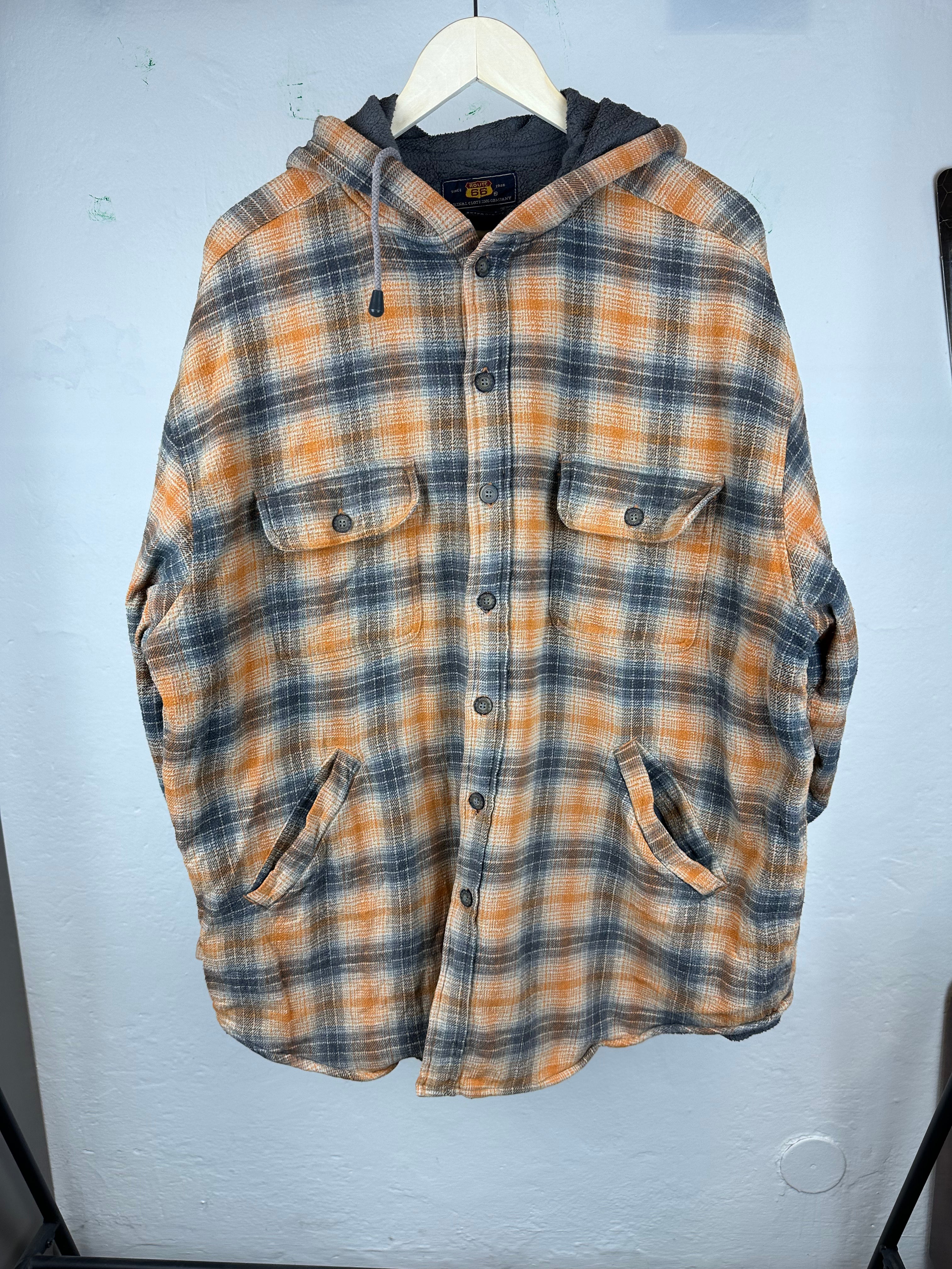 Vintage Flannel Route 66 90s Shirt - size L