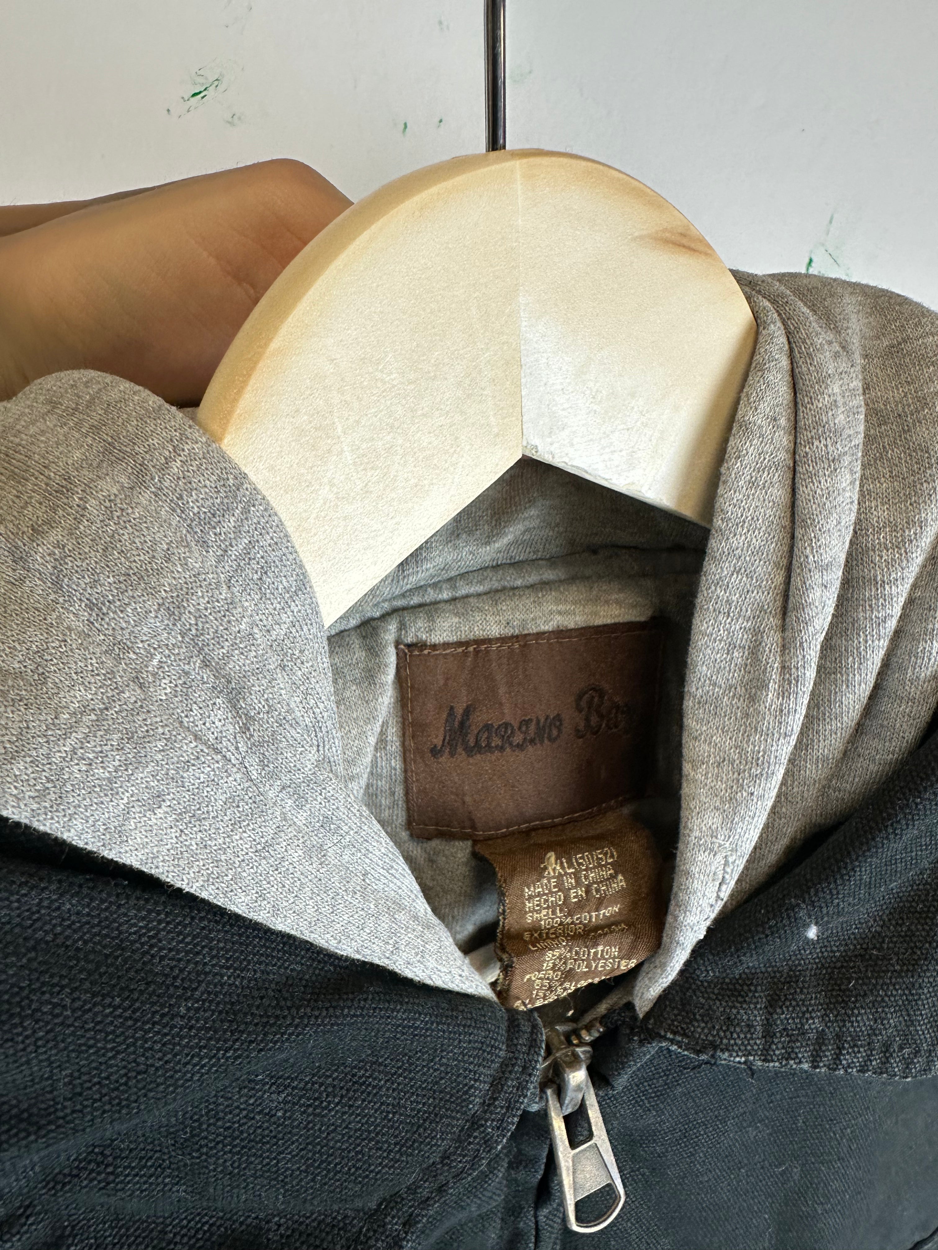Vintage Hooded Overshirt Jacket - size XXL