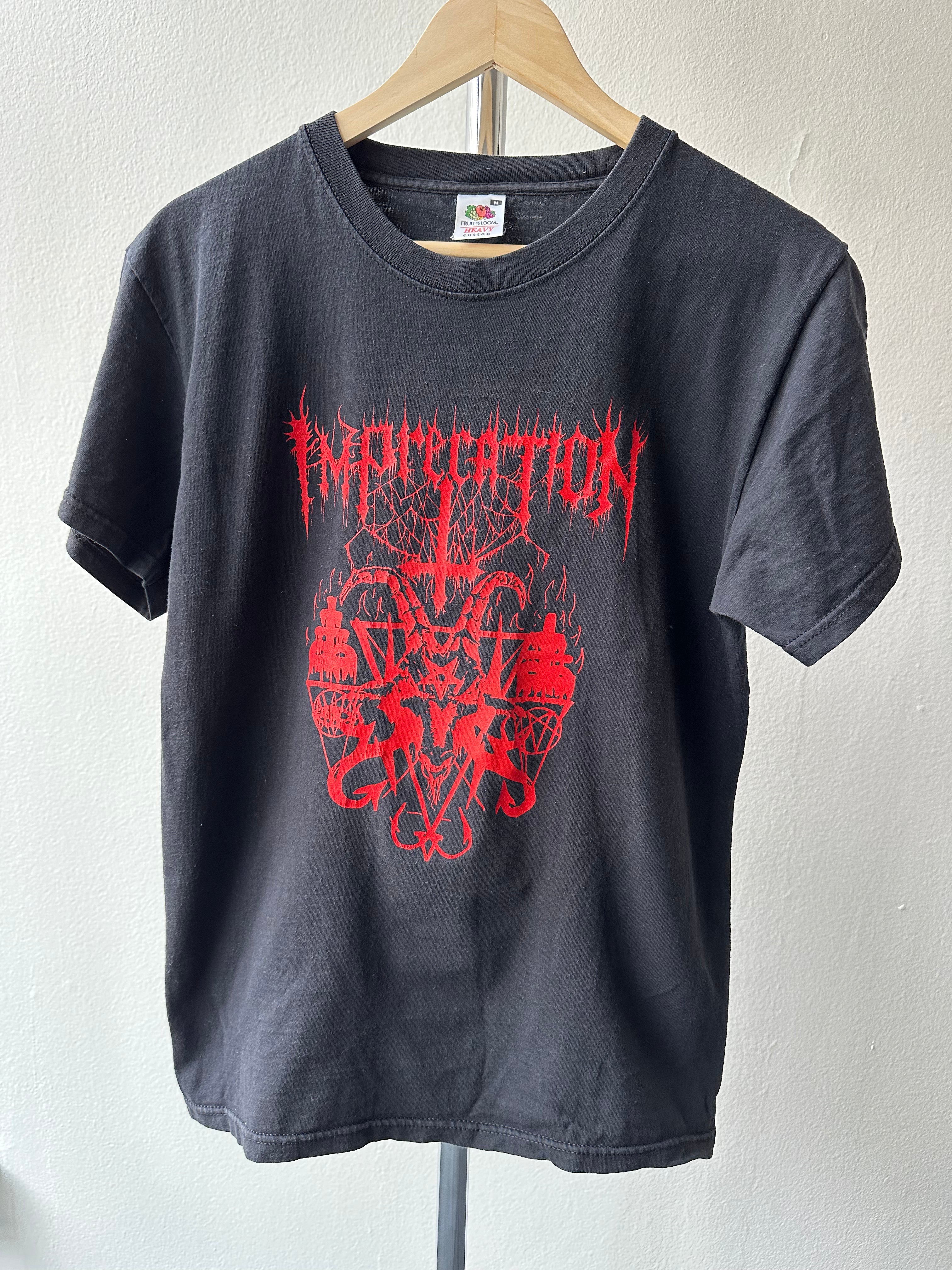 Imprecation 00s Black Metal T-Shirt - size M