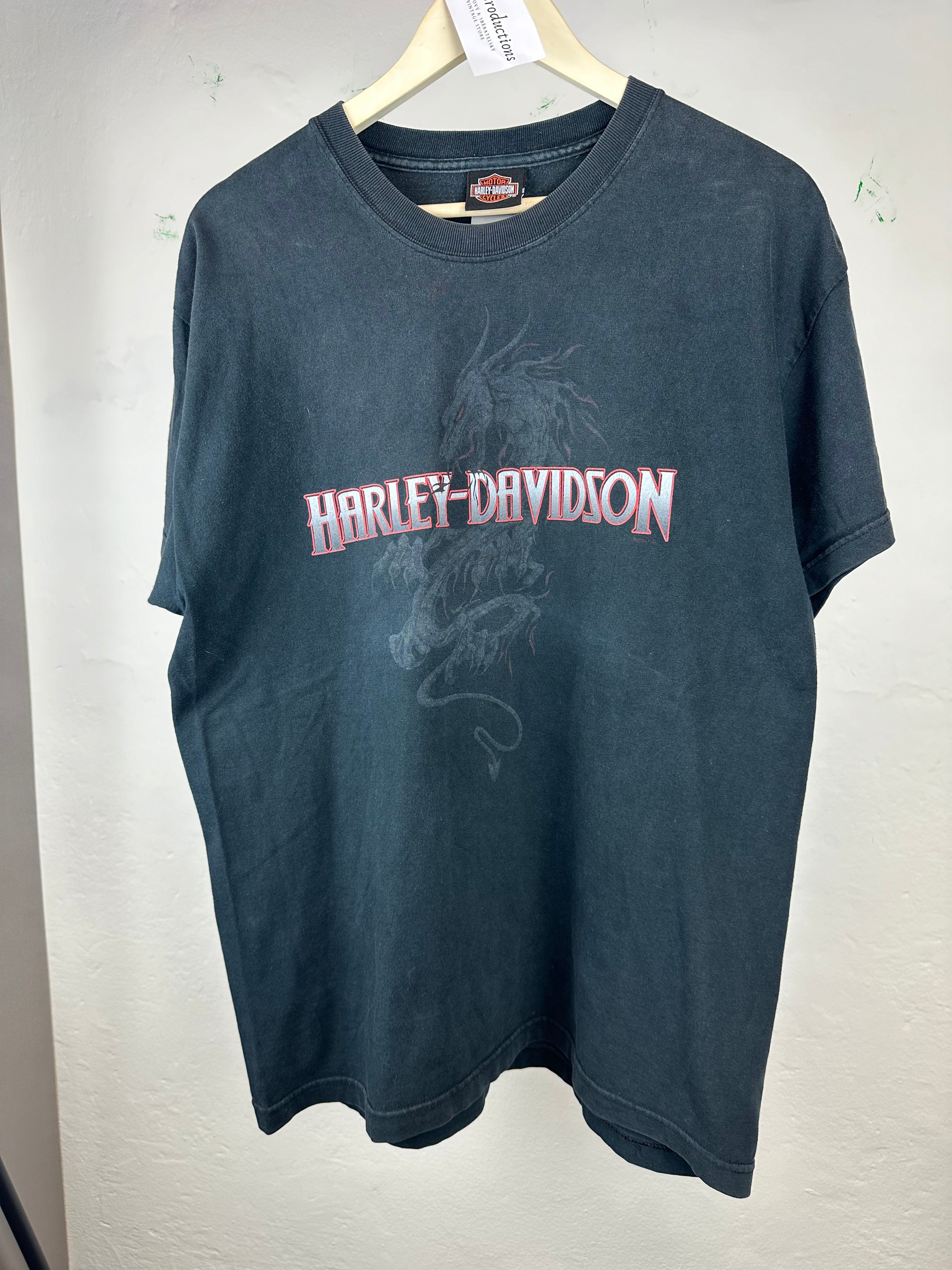Vintage Harley Davidson Dragon 2004 T-shirt - size L