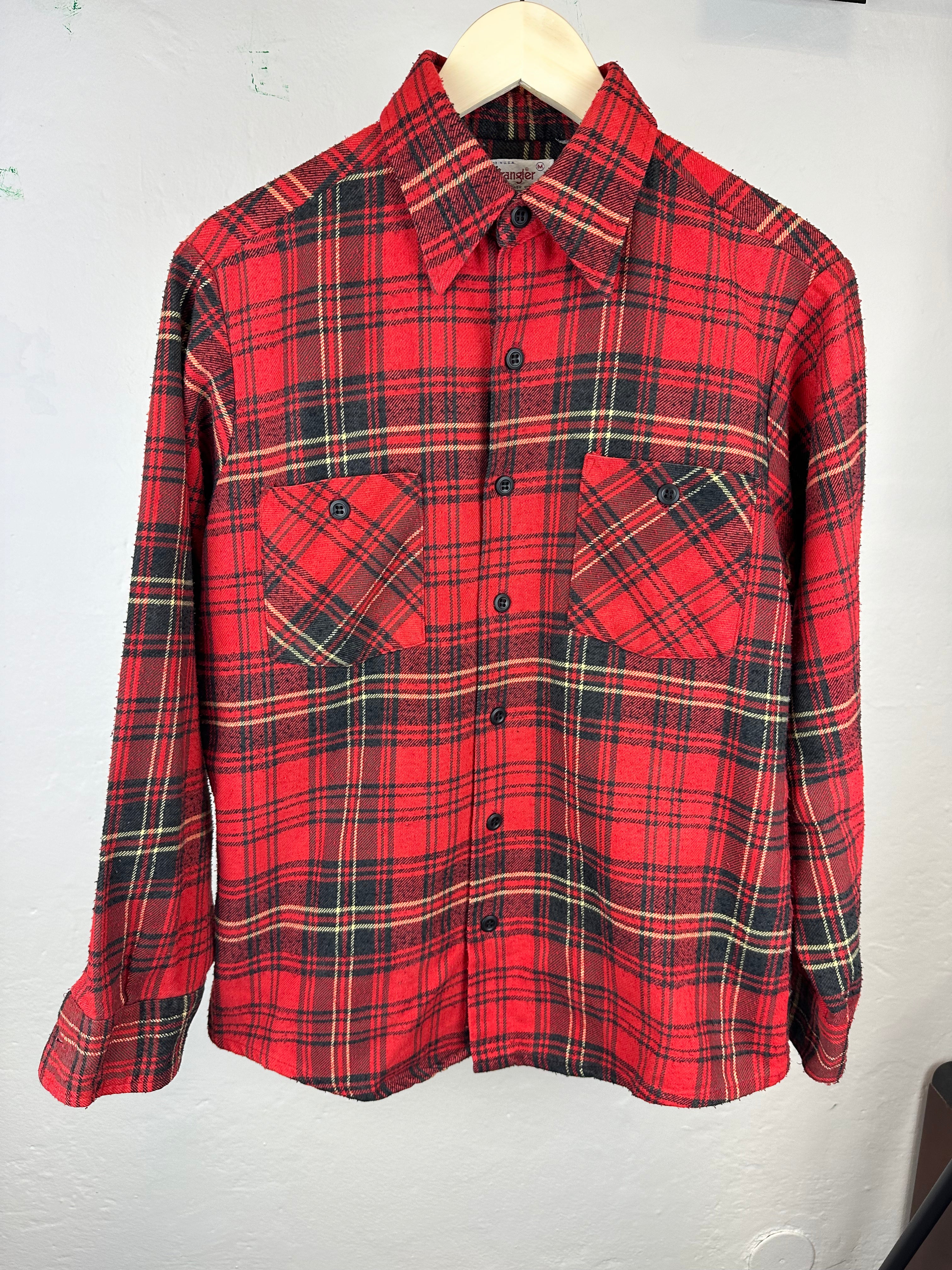 Vintage Wrangler 70s Flannel Shirt - size M