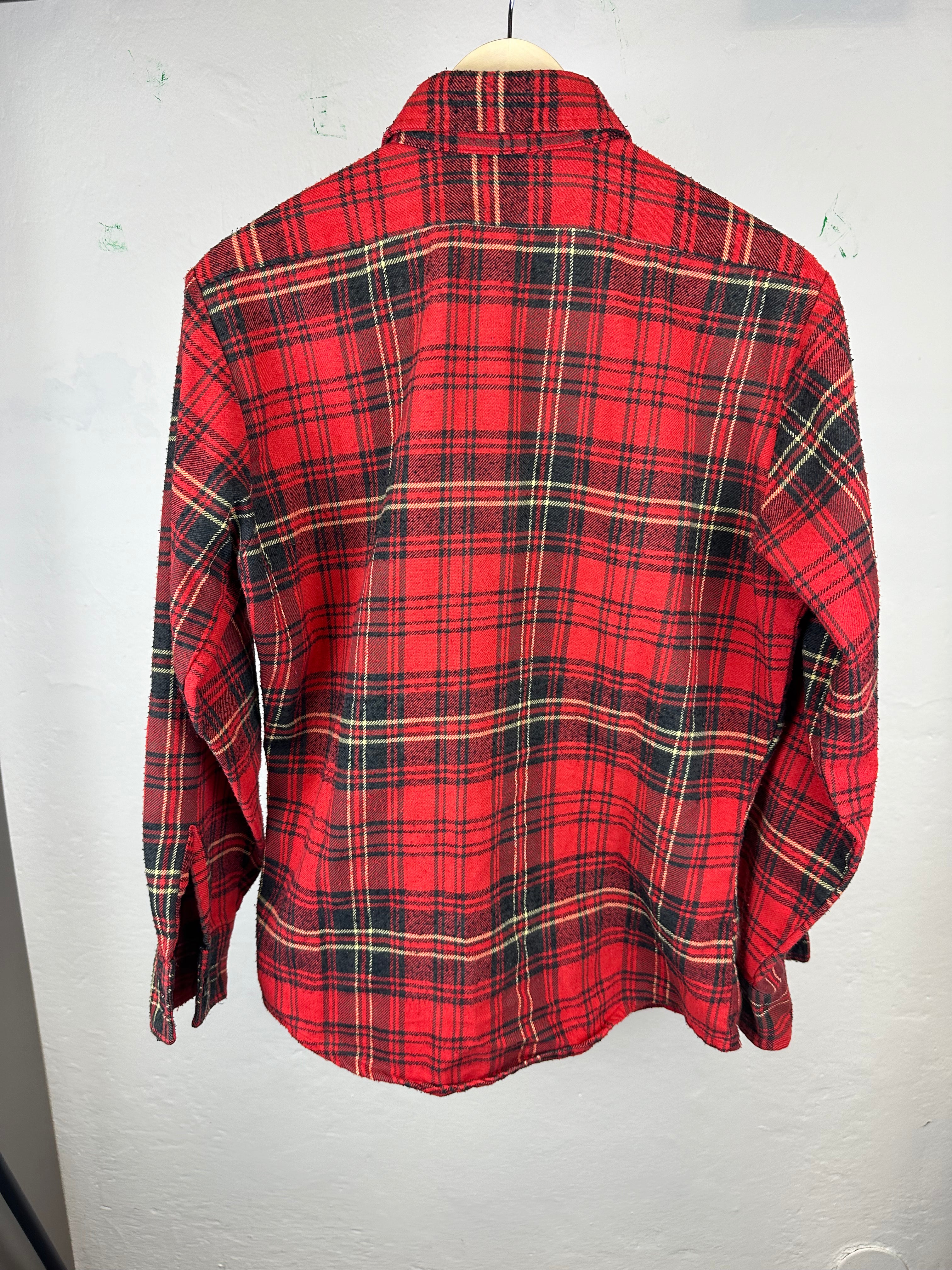 Vintage Wrangler 70s Flannel Shirt - size M