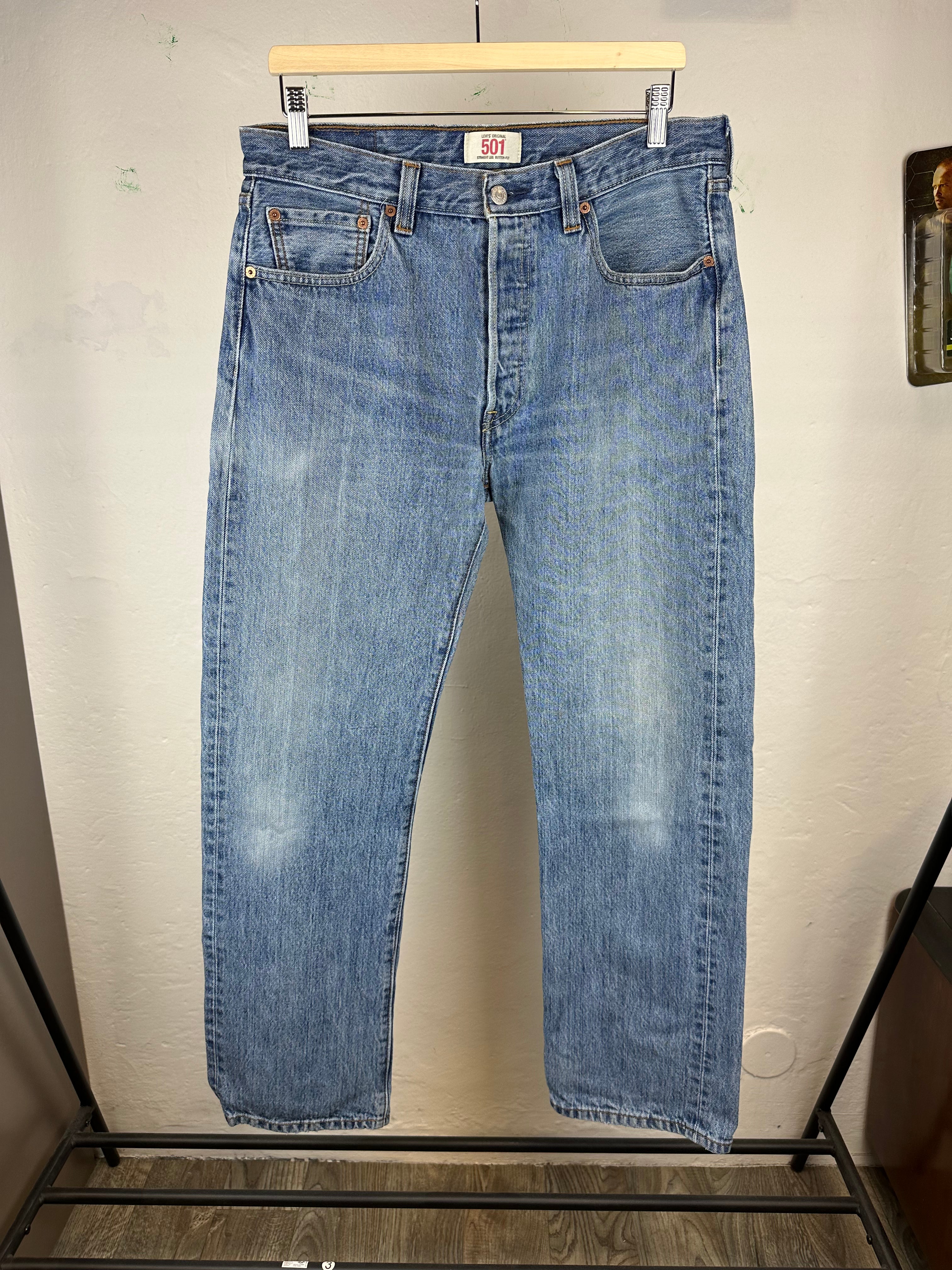 Vintage Levi's Faded 501 Denim Pants 34x32