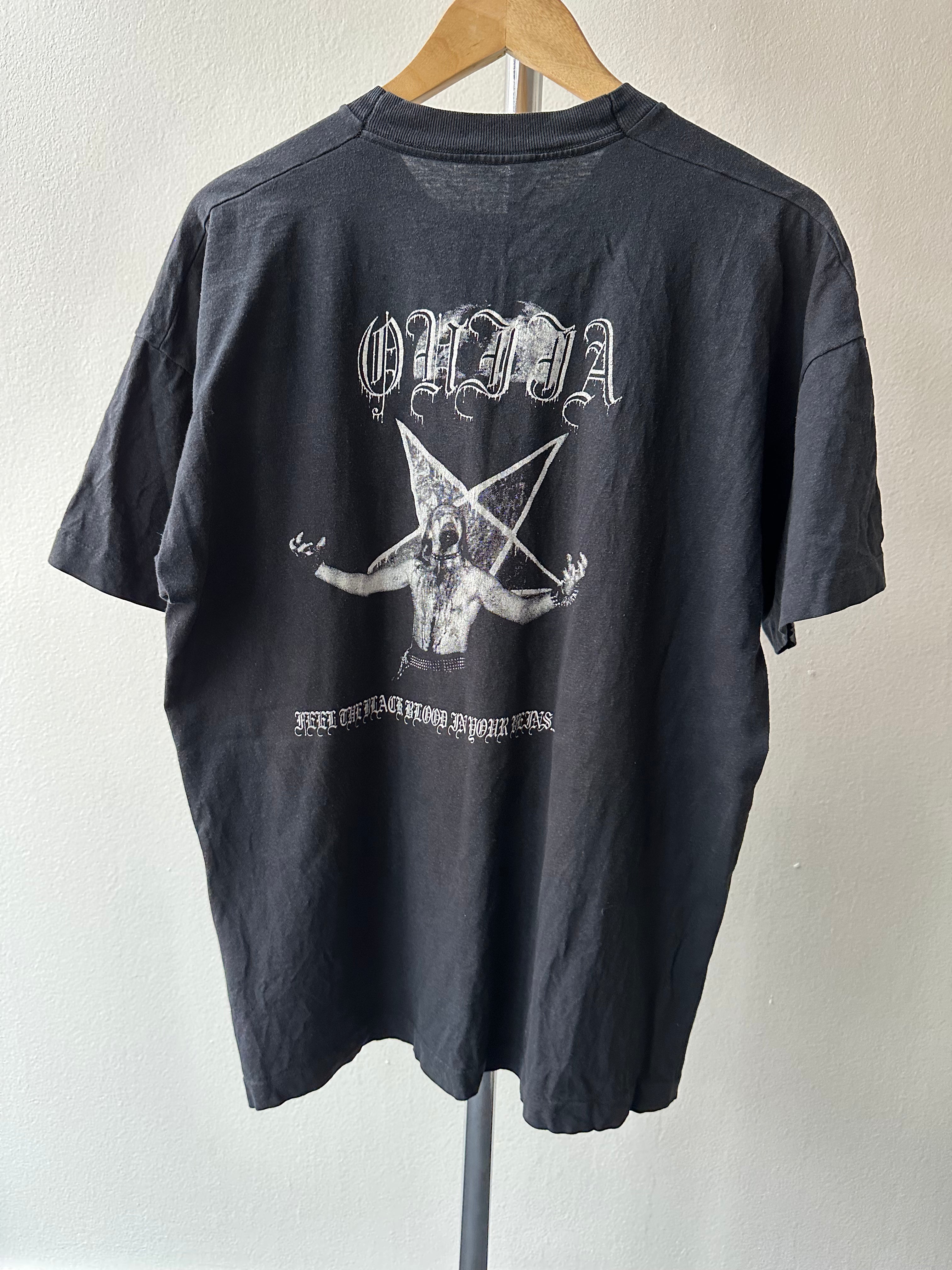 Ouija 1997 "Riding Into The Funeral Paths" T-Shirt - size XL