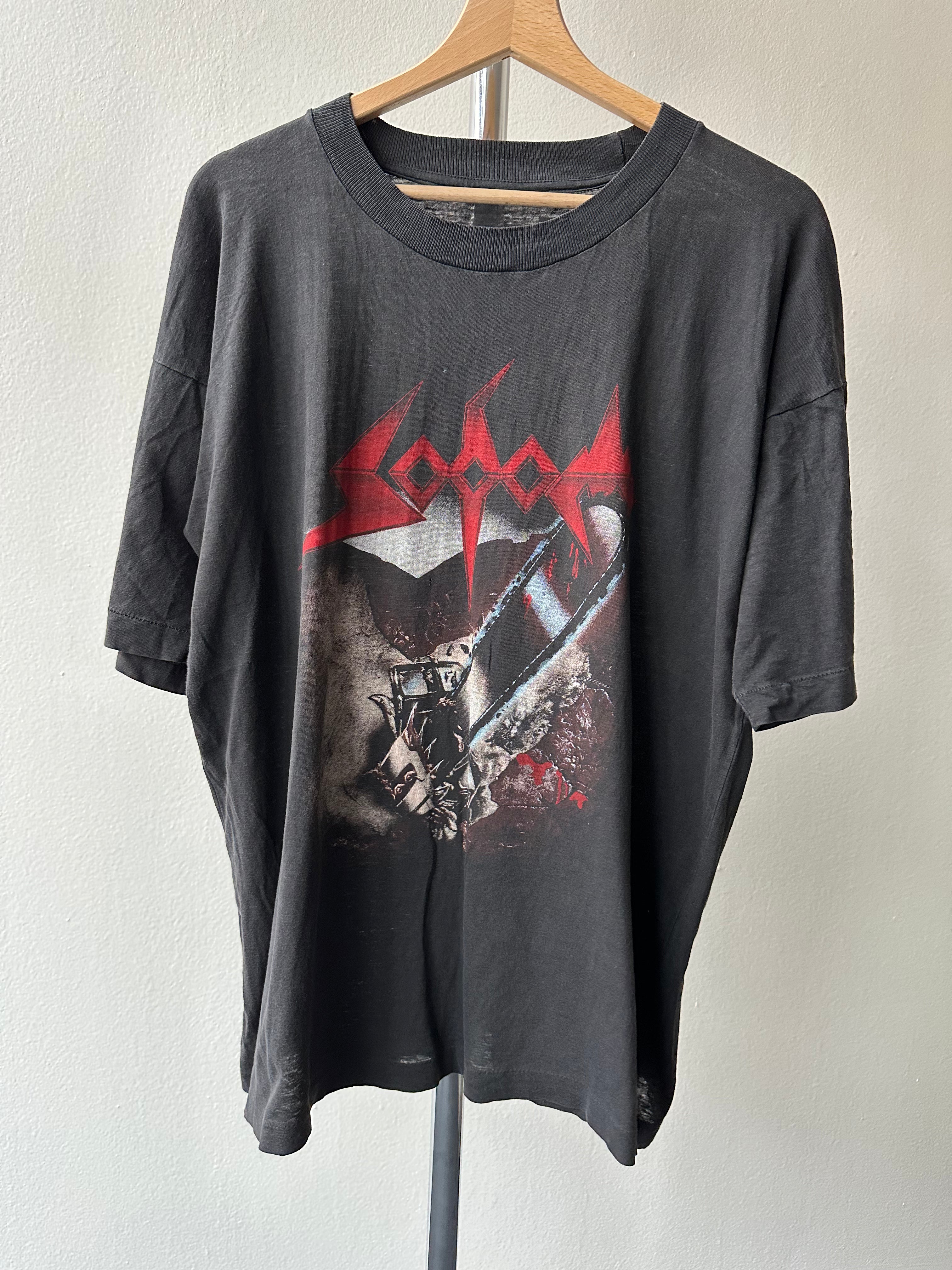 Sodom 1990 “The Saw Is The Law” T-Shirt - size L