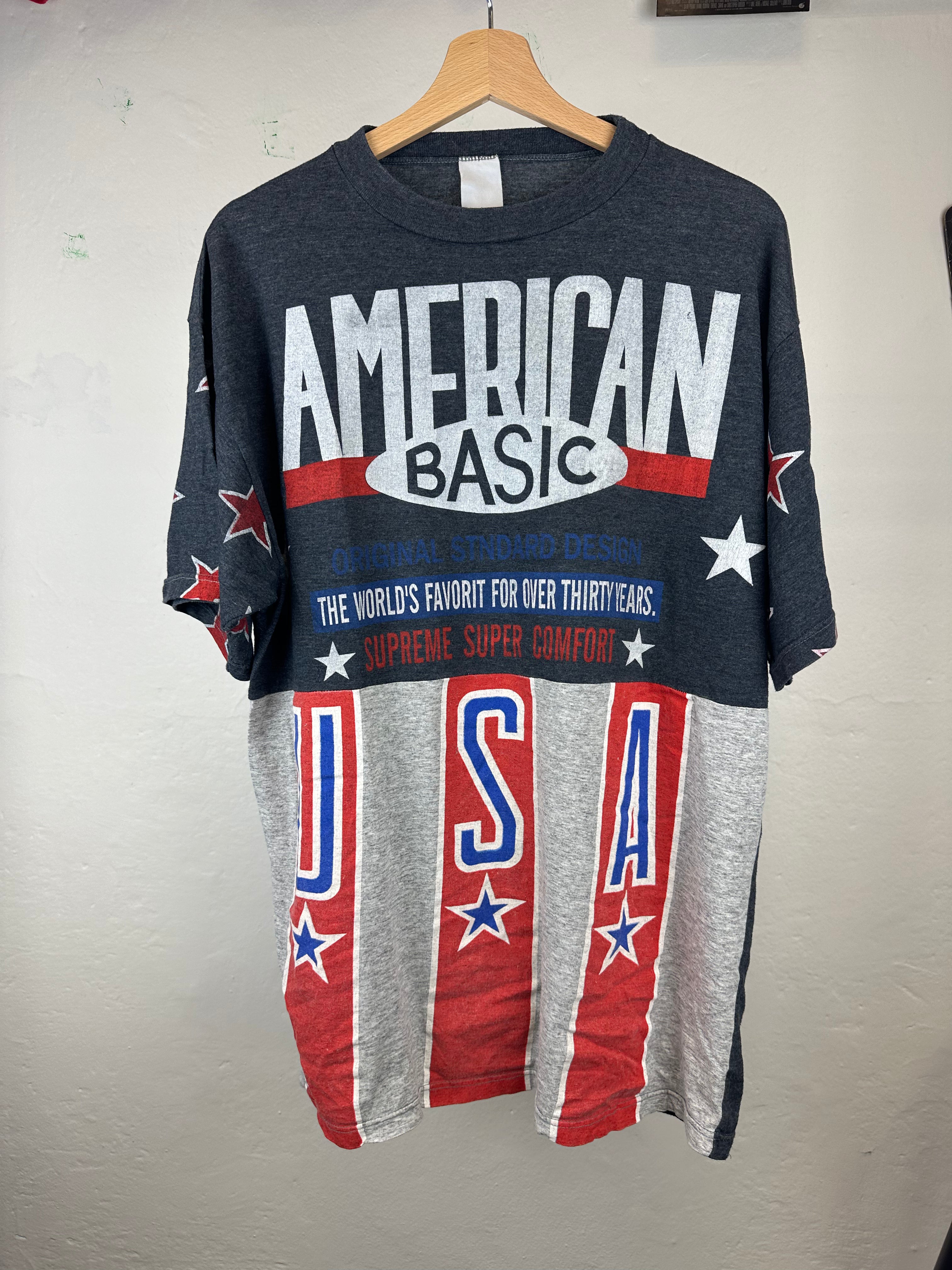 Vintage American Basic 90s T-shirt - size L