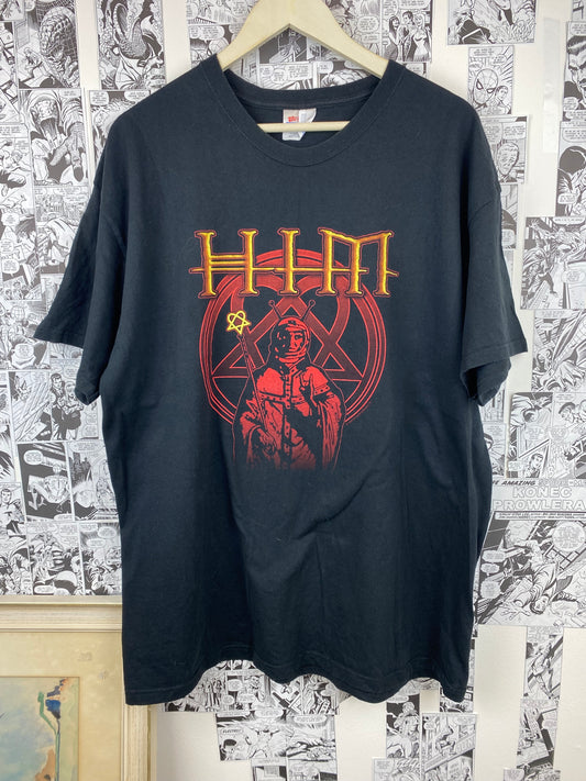 Vintage HIM “Heartagram” t-shirt - size XL
