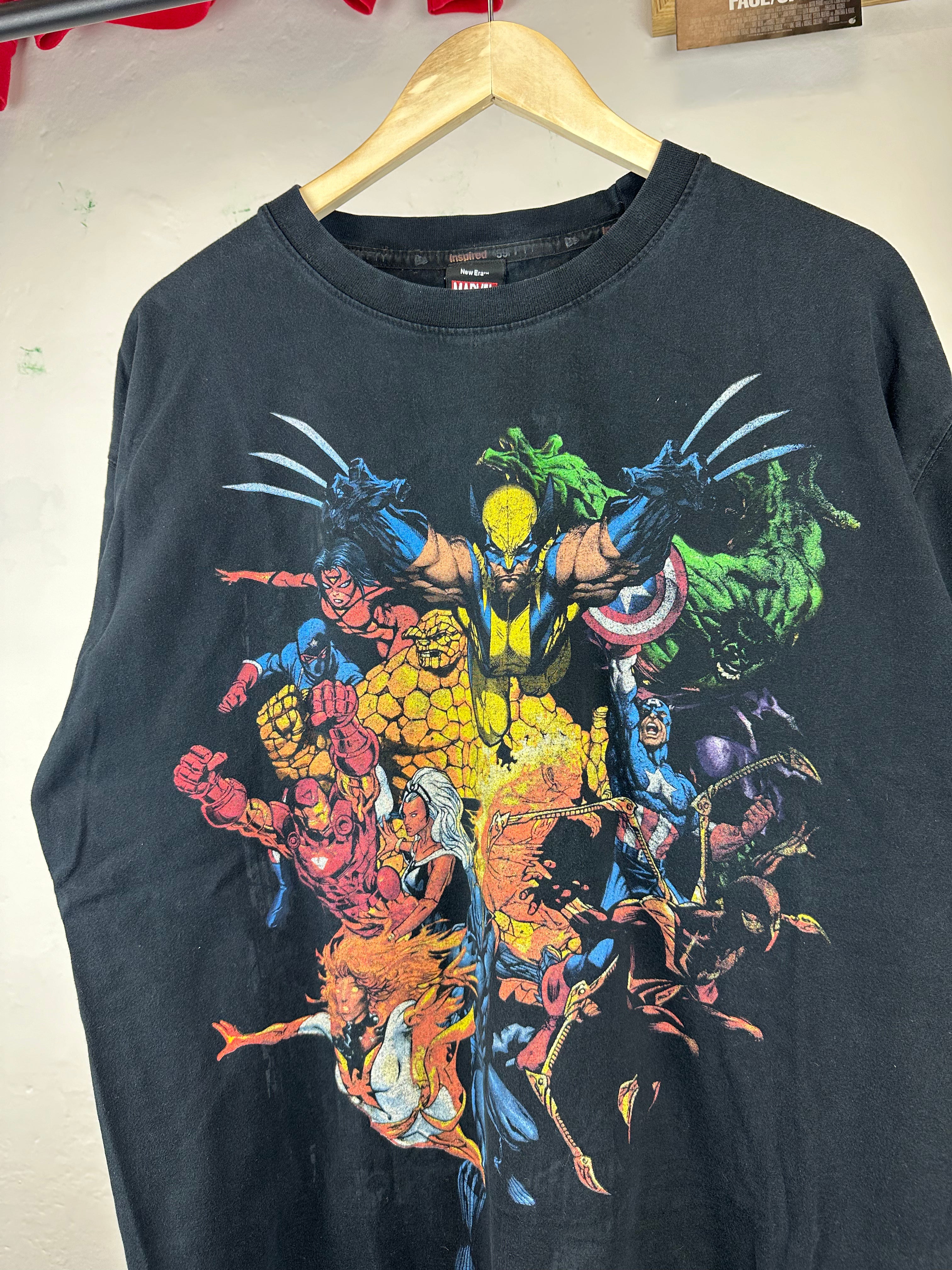Vintage Marvel x New Era T-shirt - size XL
