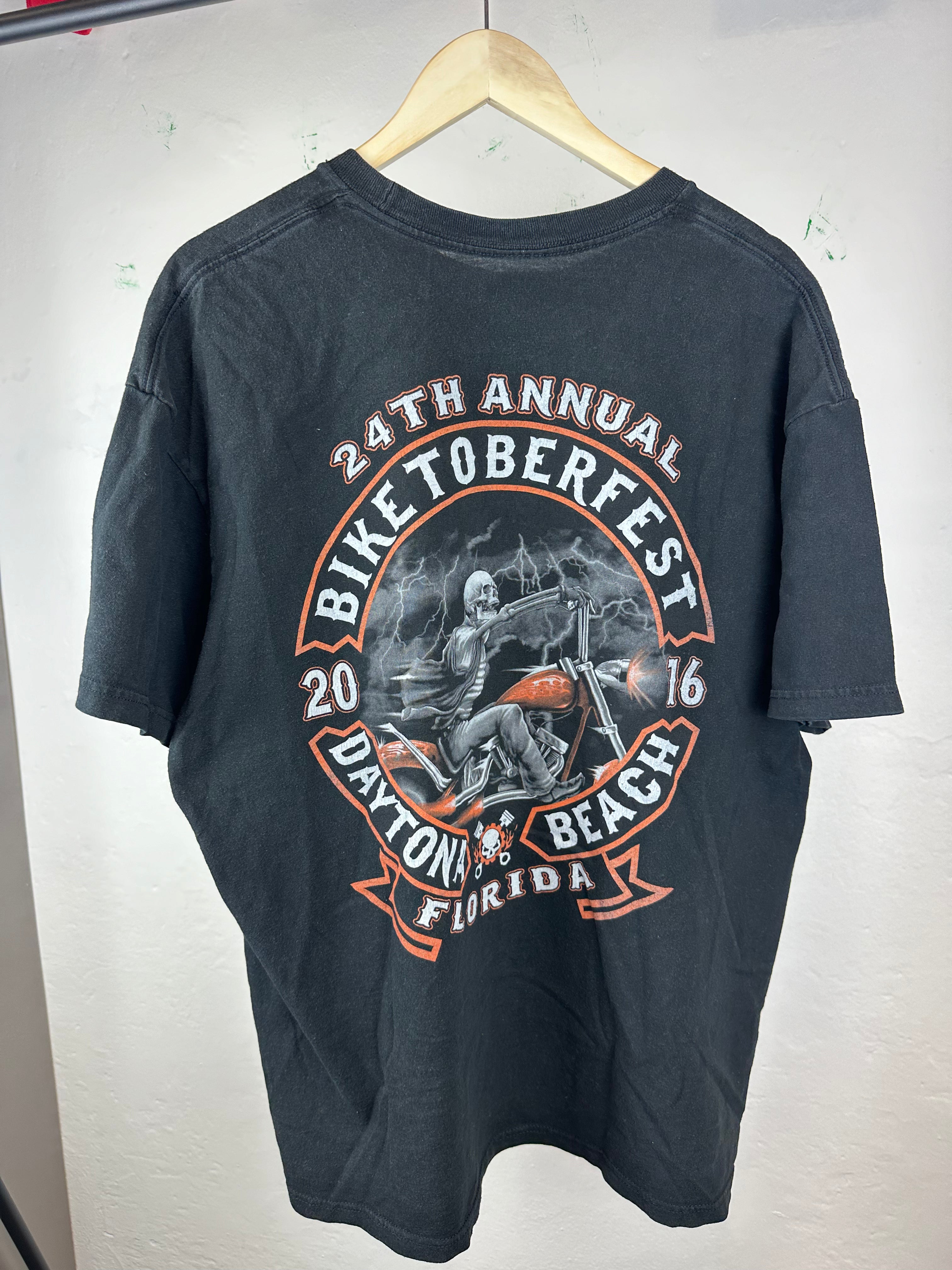 Vintage Biketober Fest - Florida 2016 t-shirt - size XL