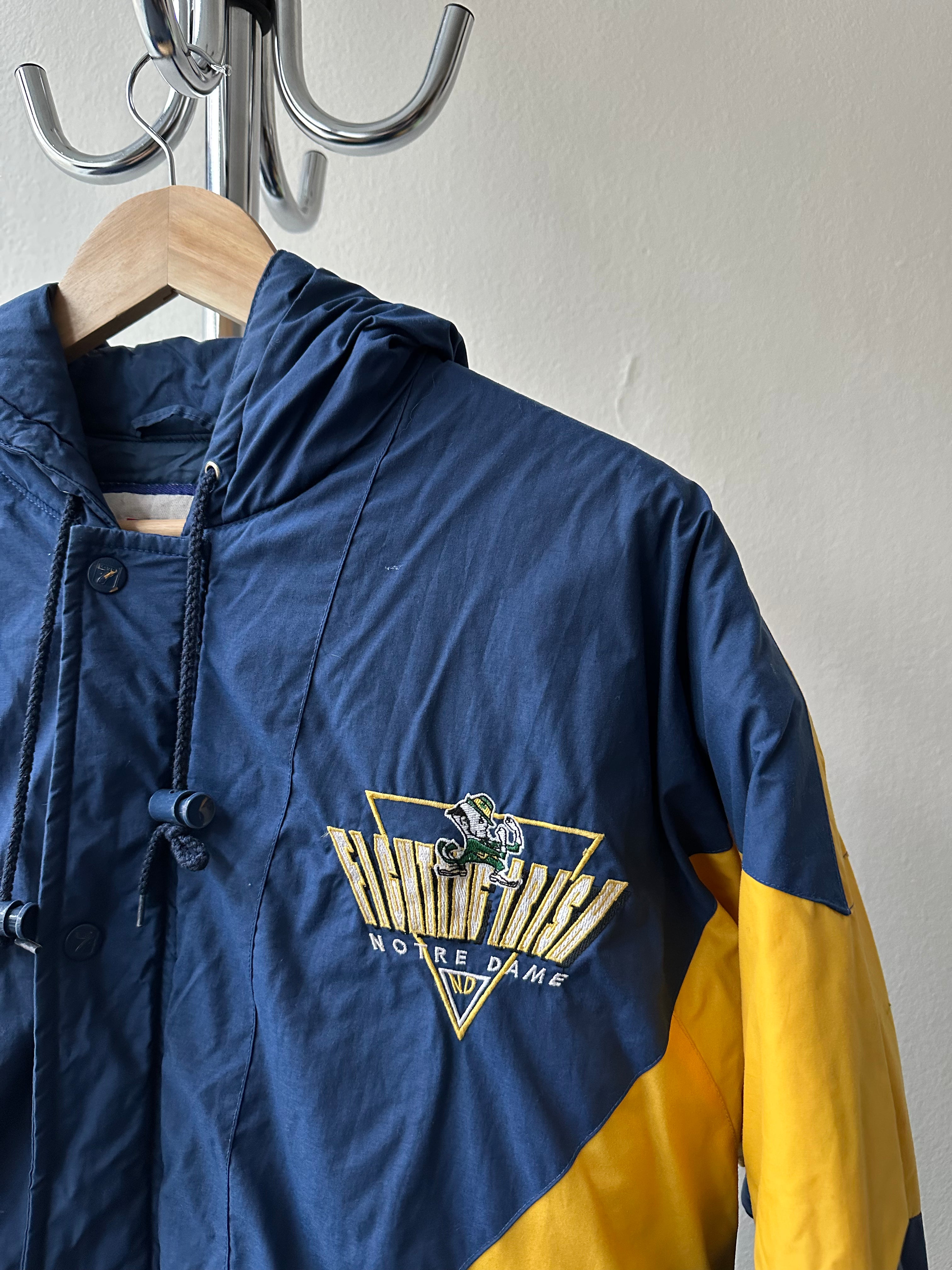 1990s Fighting Irish Notre Dame Winter Jacket - size M