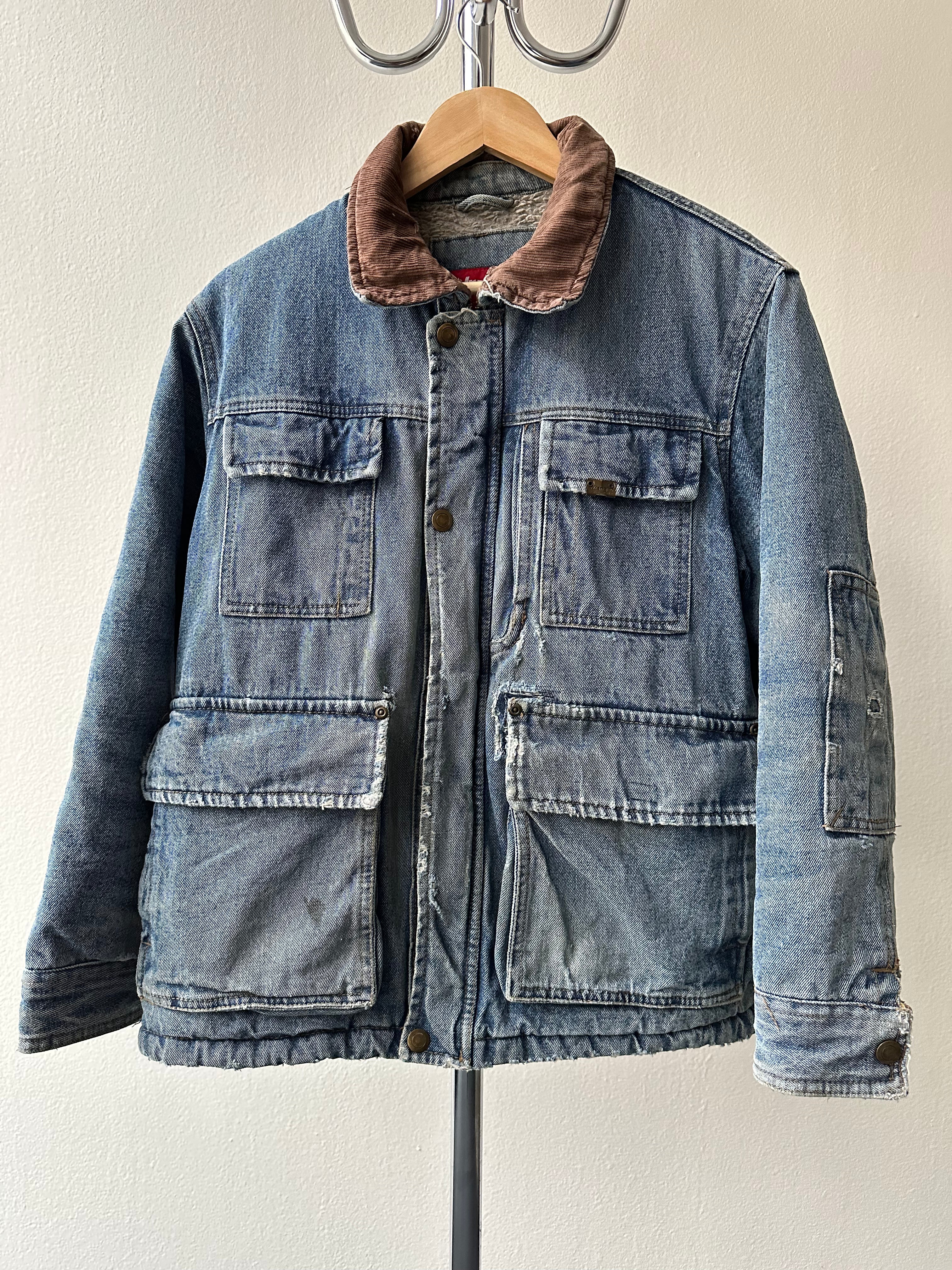 Wrangler Distressed Workwear Jacket - size M