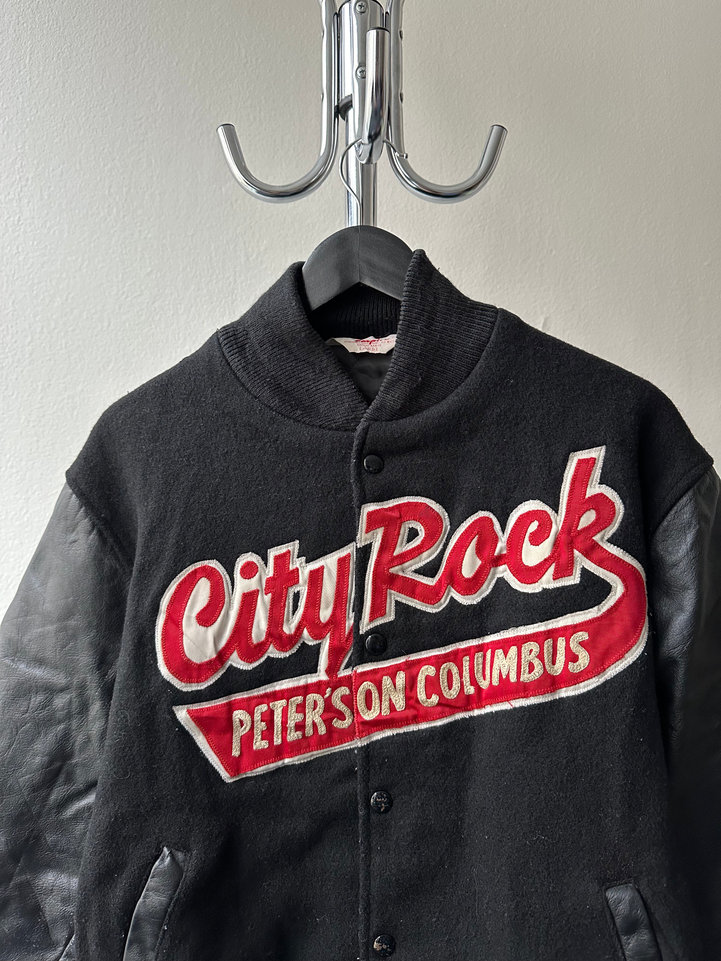 1992 Champions “City Rock” Varsity Leather Jacket