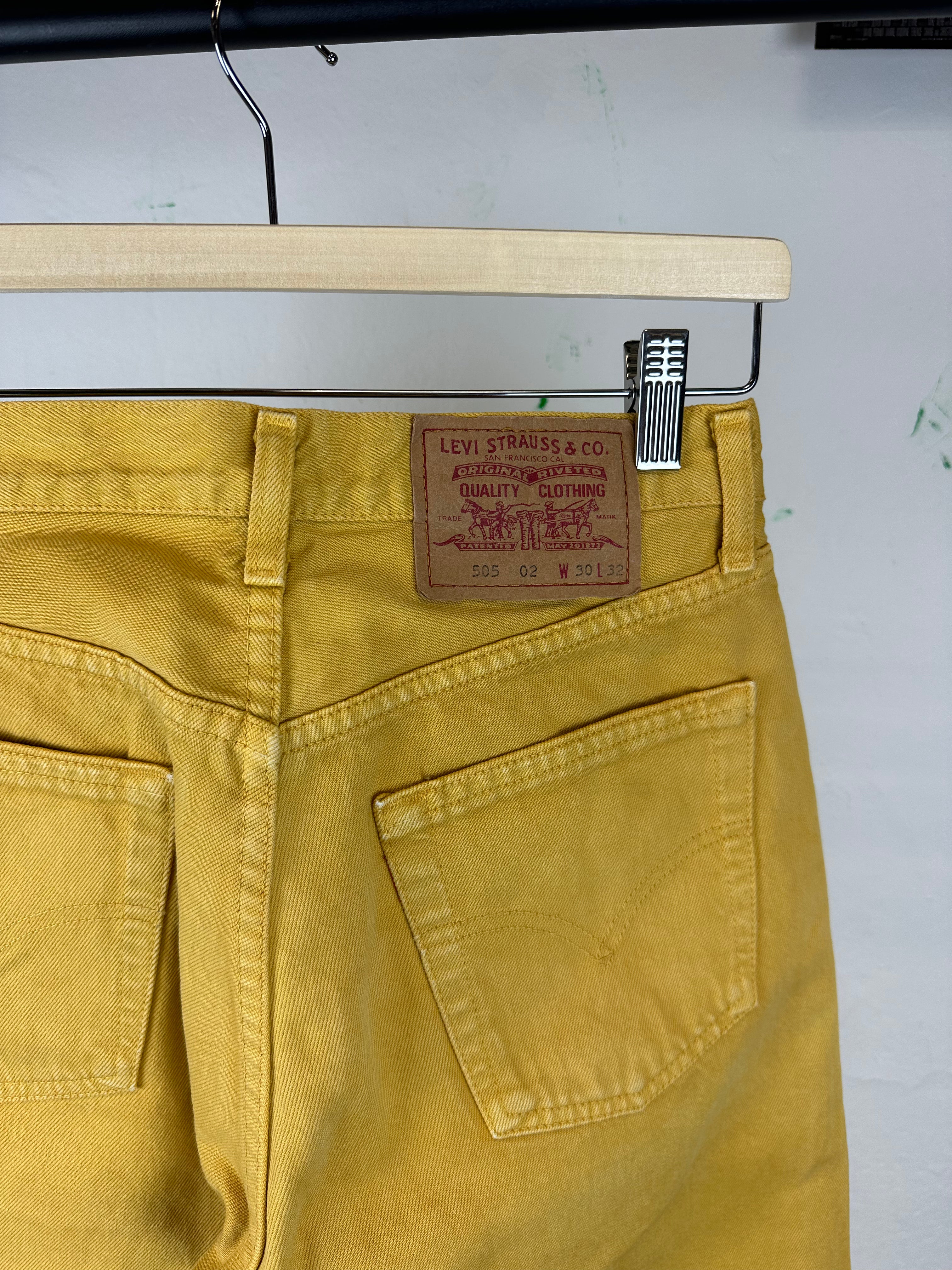 Vintage Levi's Yellow Pants 30x32