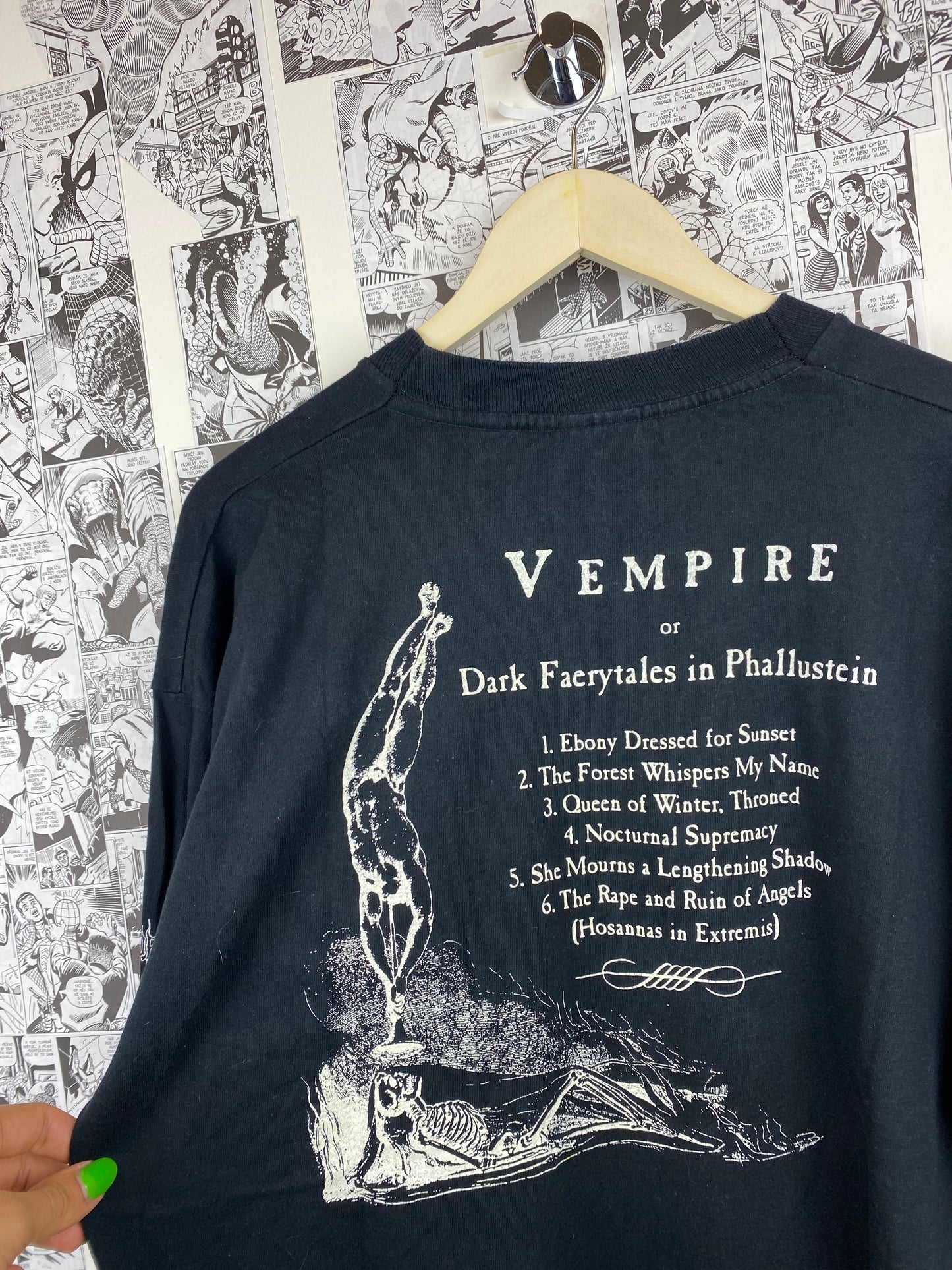 Vintage Cradle of Filth “Vempire” 90s t-shirt - size XL