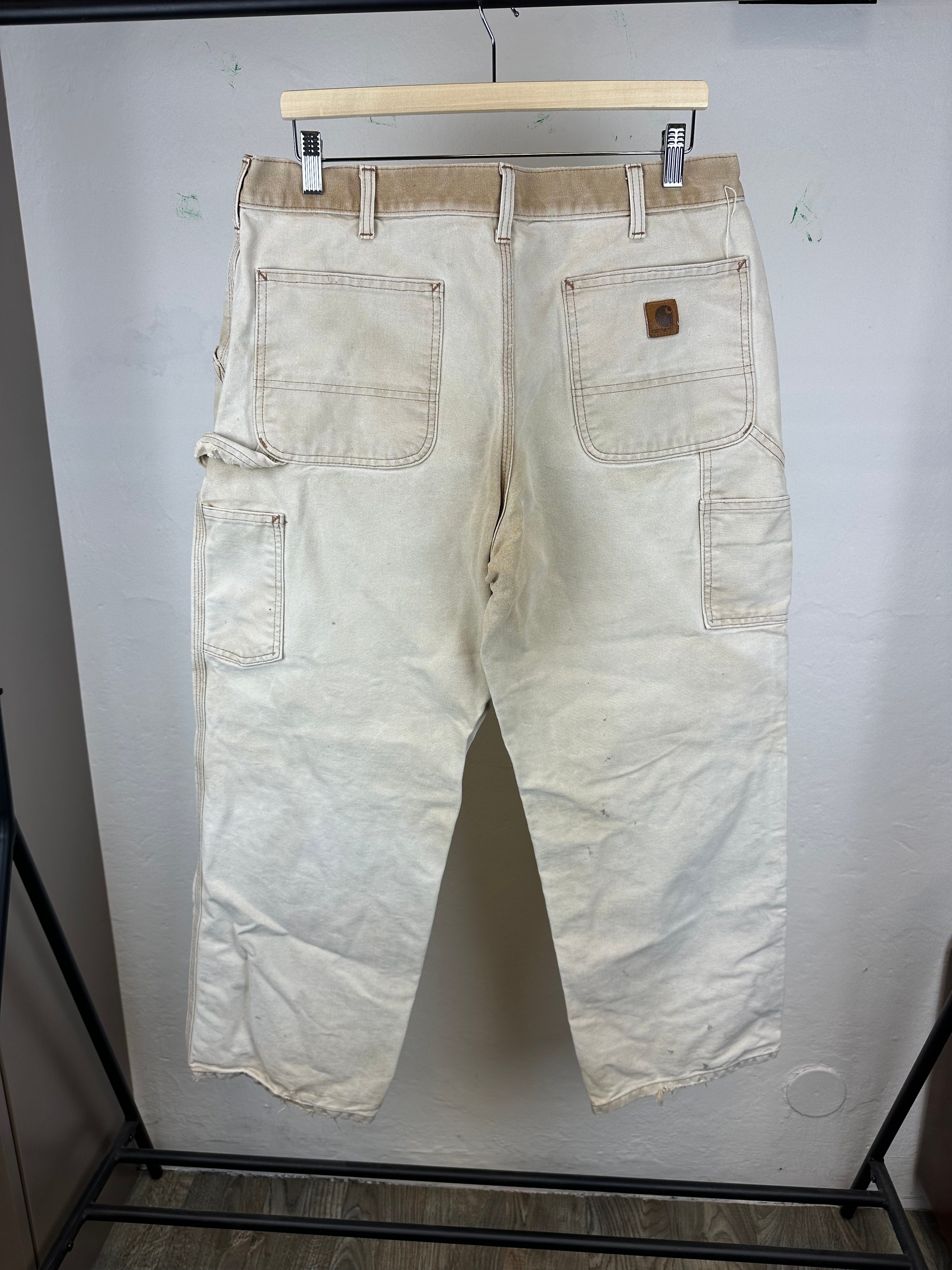 Vintage Carhartt Sun Faded Pants - size 35x30