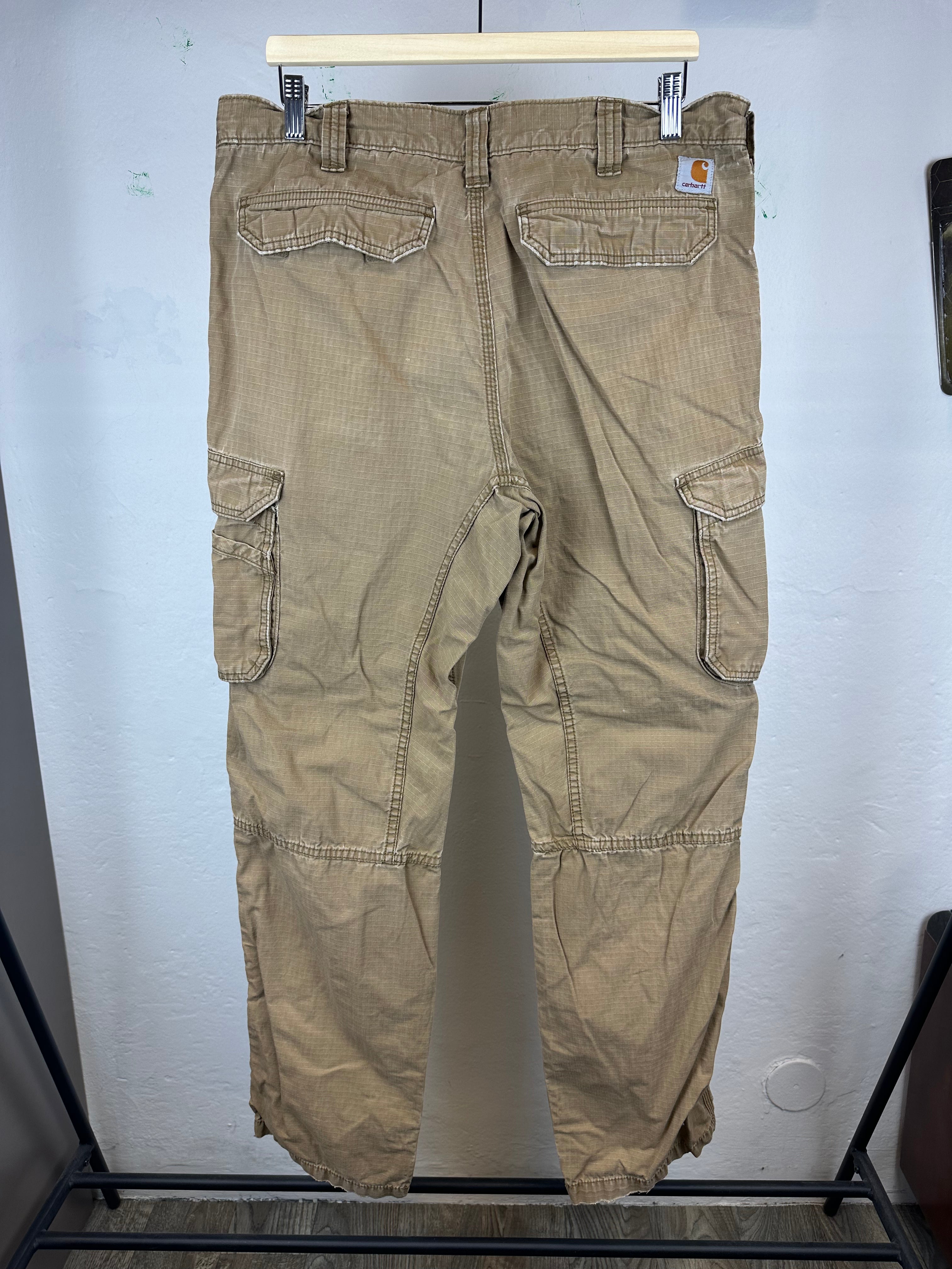 Vintage Carhartt Distressed Cargo Pants - size 36x34