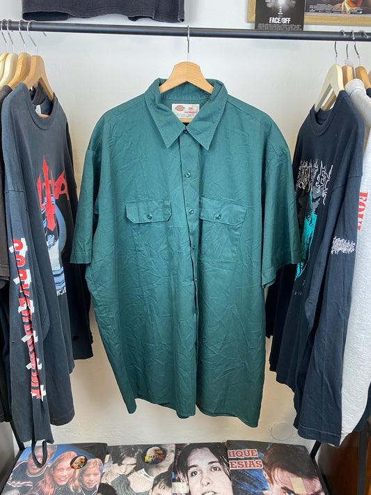 Vintage Dickies Short Sleeve Shirt - size XXL