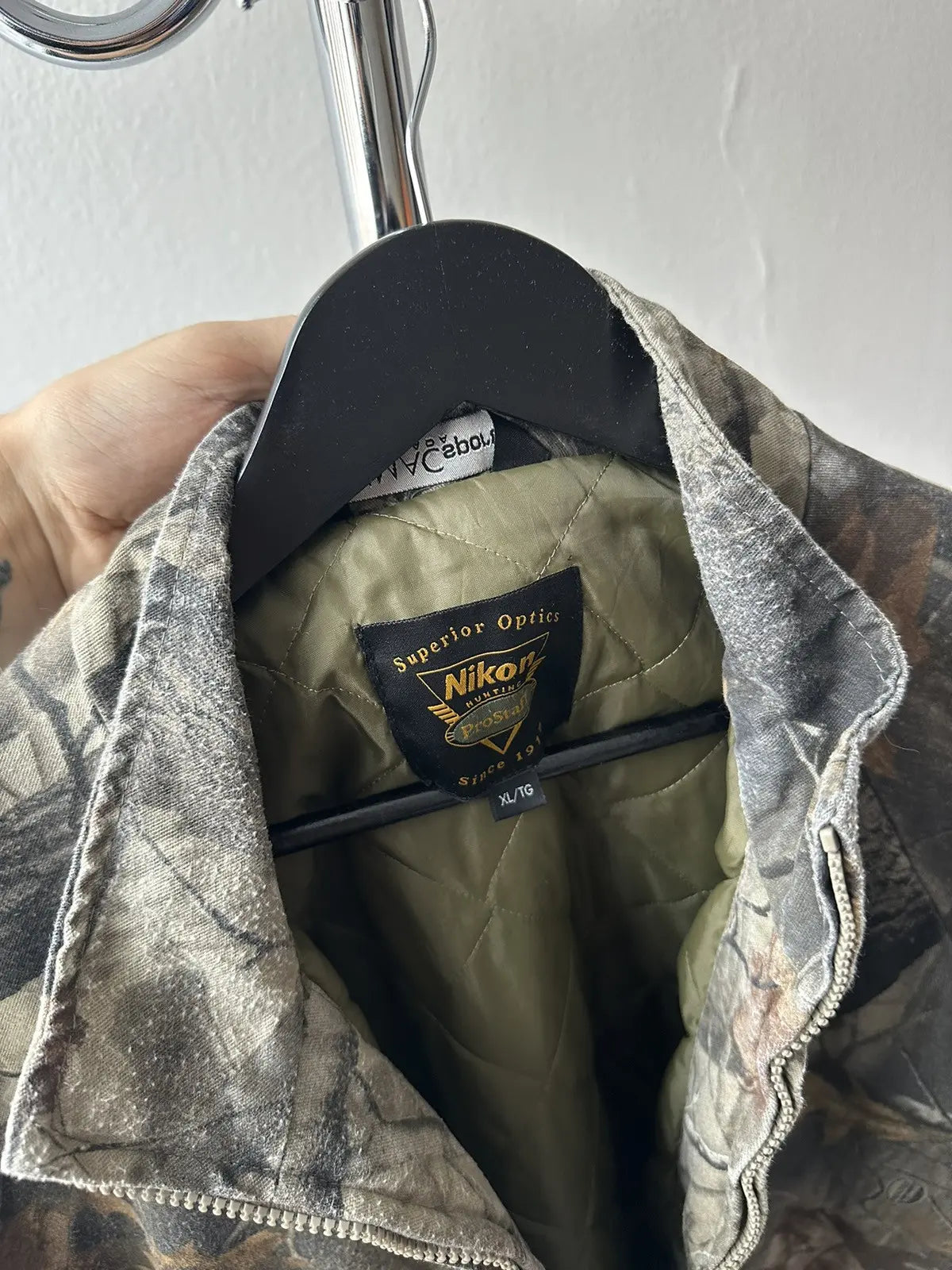 Vintage Realtree Hunting Bomber Jacket - size XL