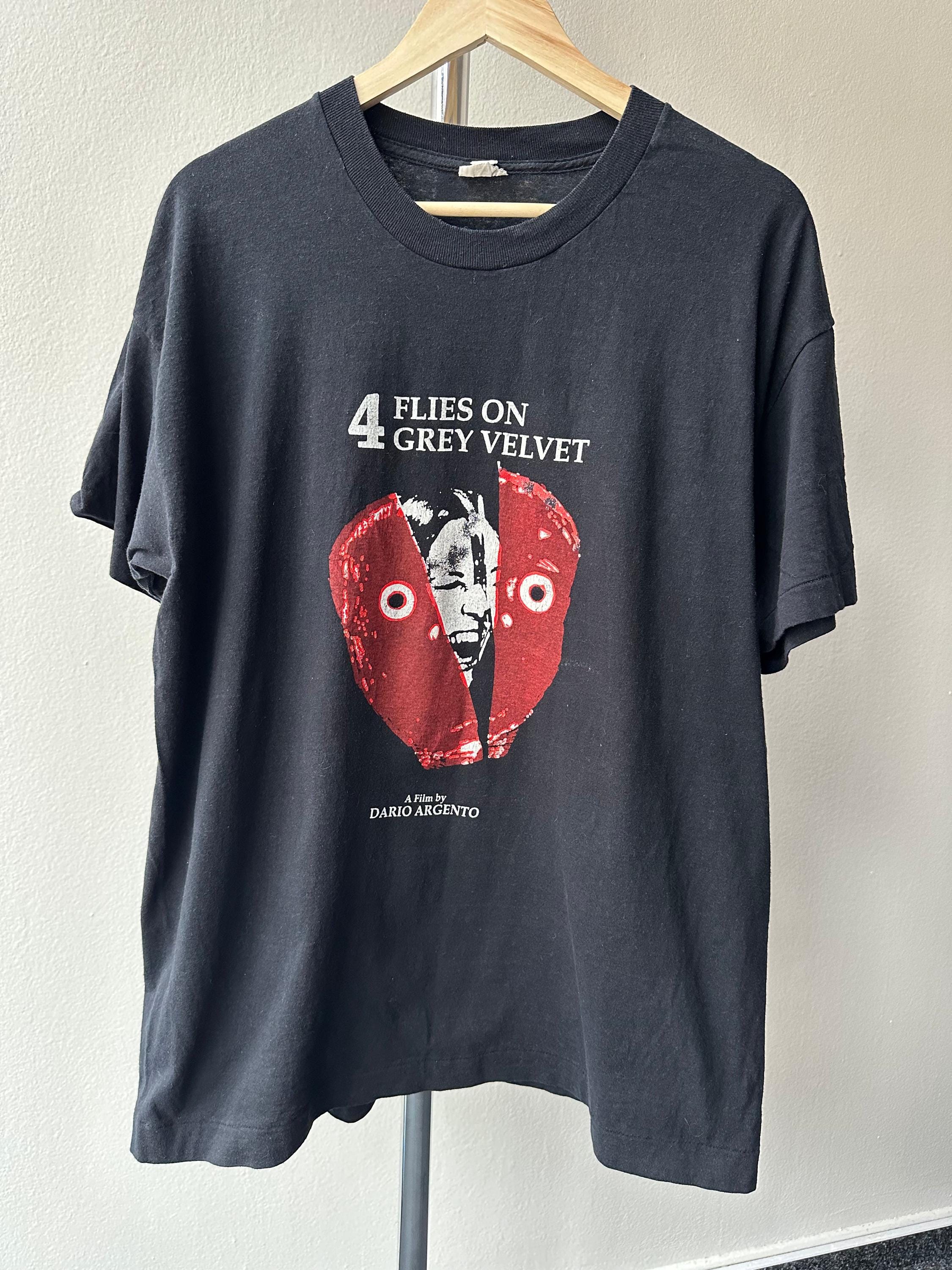 Vintage 1990S Dario Argento “4 Flies On Grey Velvet” T-Shirt - Size XL