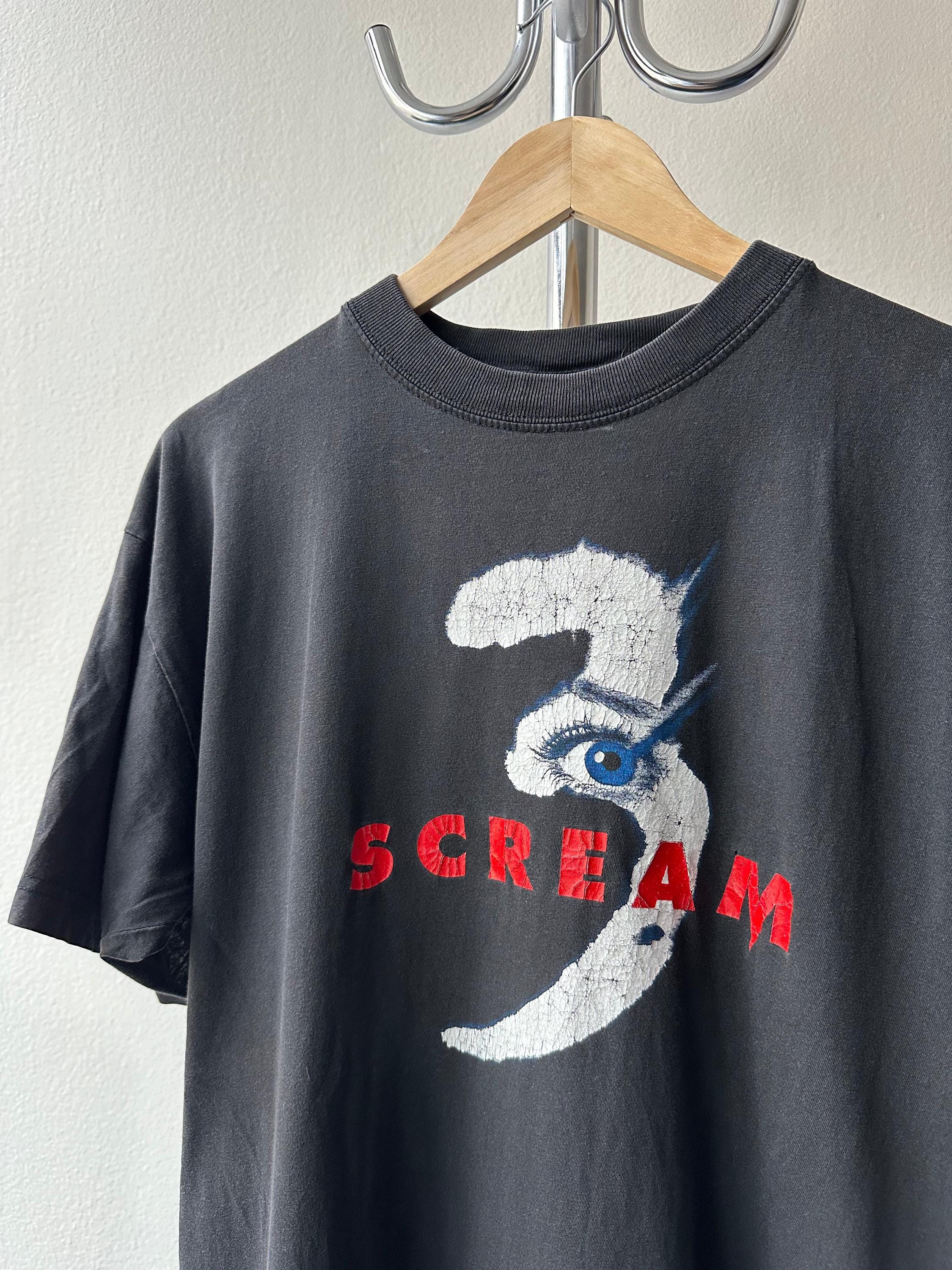 Vintage 1999 Scream 3 Official Miramax Promo T-shirt - size L